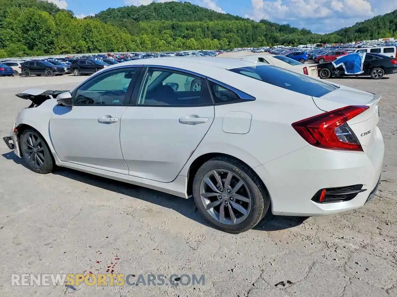 2 Photograph of a damaged car 2HGFC1F37MH700710 HONDA CIVIC 2021