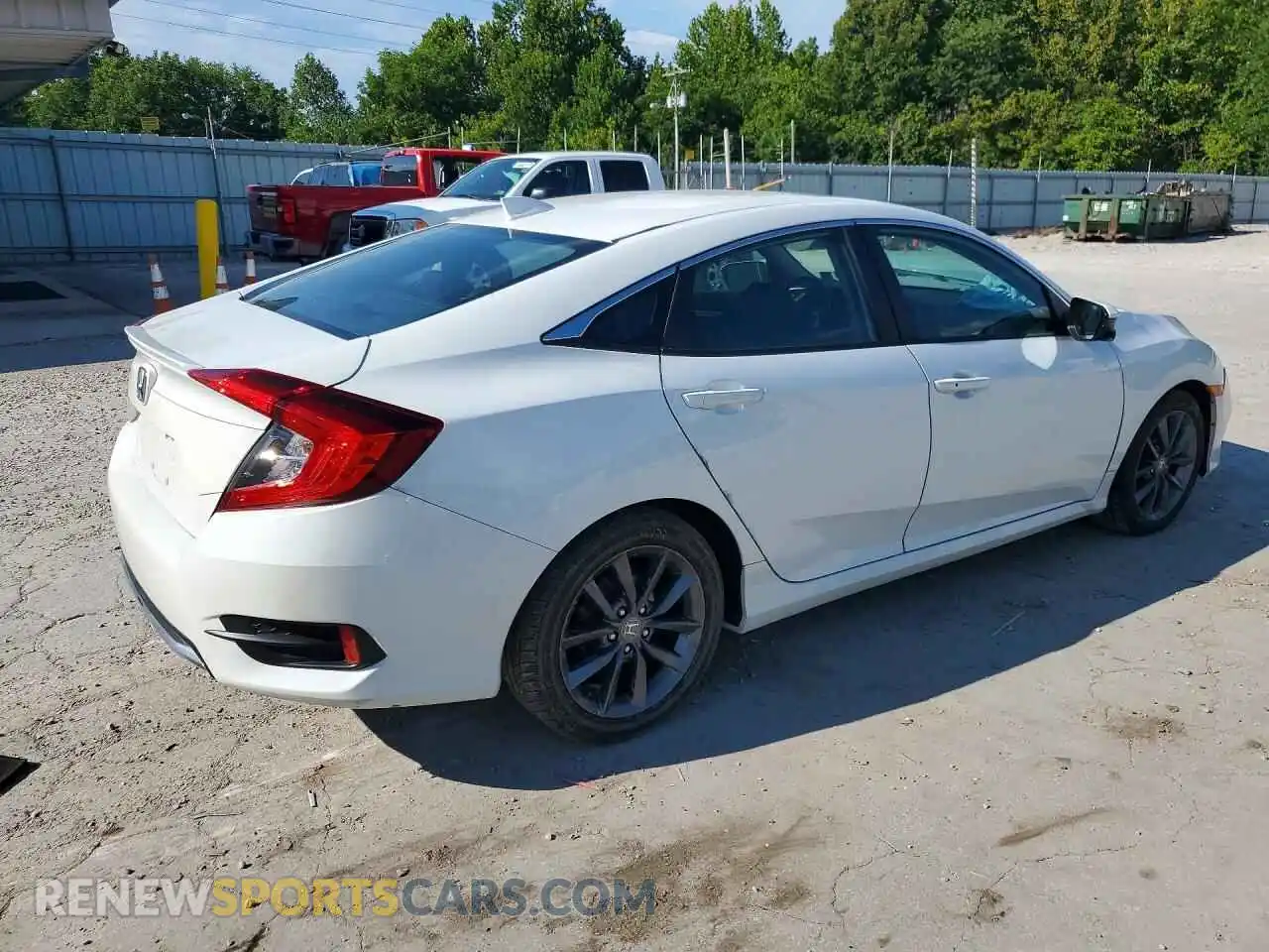3 Photograph of a damaged car 2HGFC1F37MH700710 HONDA CIVIC 2021
