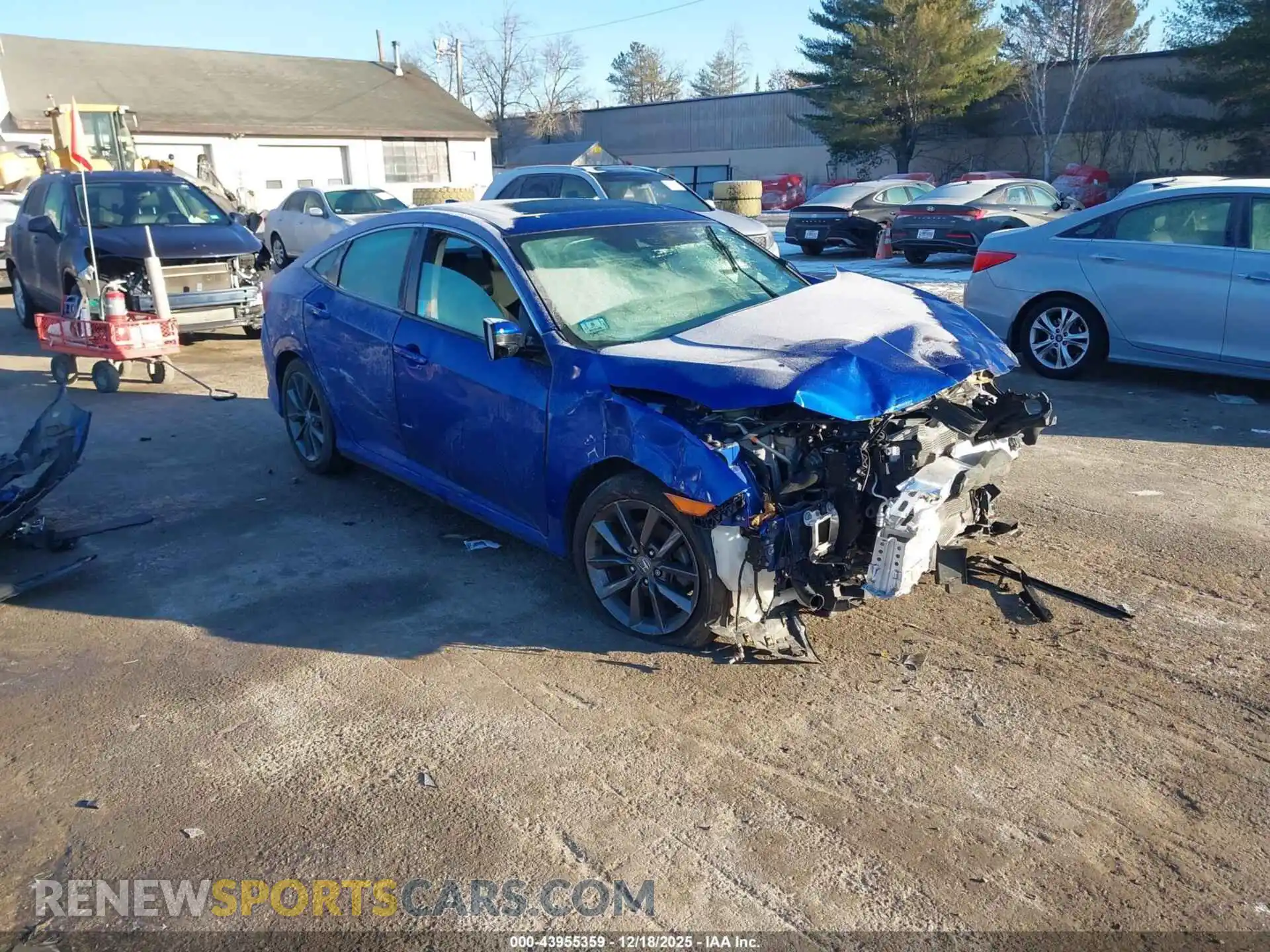 1 Photograph of a damaged car 2HGFC1F37MH705731 HONDA CIVIC 2021