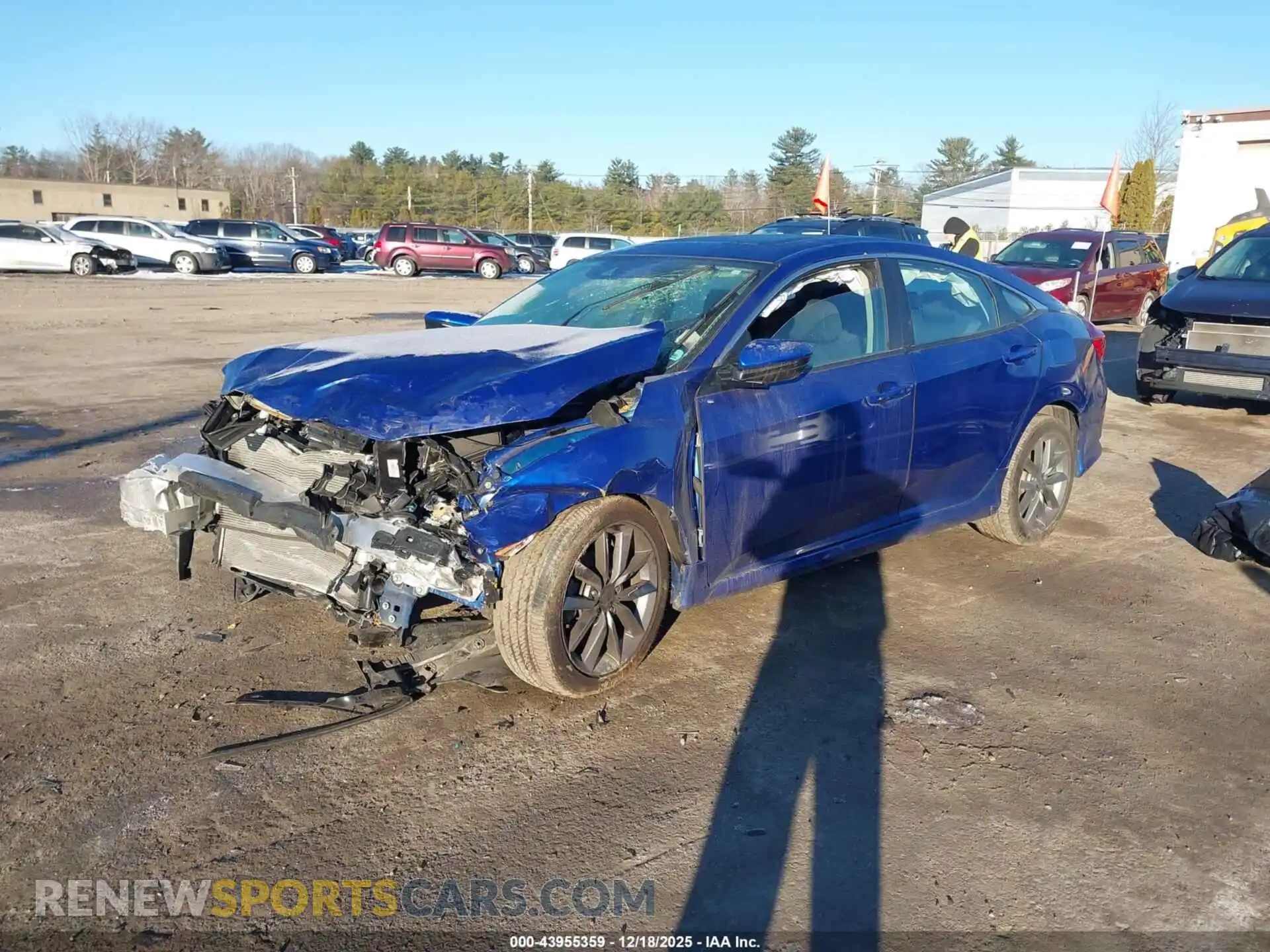 2 Photograph of a damaged car 2HGFC1F37MH705731 HONDA CIVIC 2021