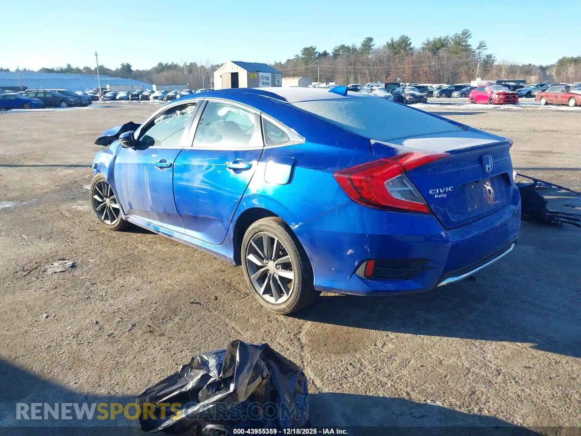 3 Photograph of a damaged car 2HGFC1F37MH705731 HONDA CIVIC 2021