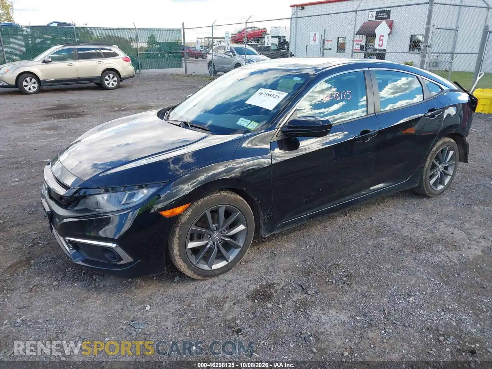 2 fotografías del automóvil dañado 2HGFC1F39MH701082 HONDA CIVIC 2021