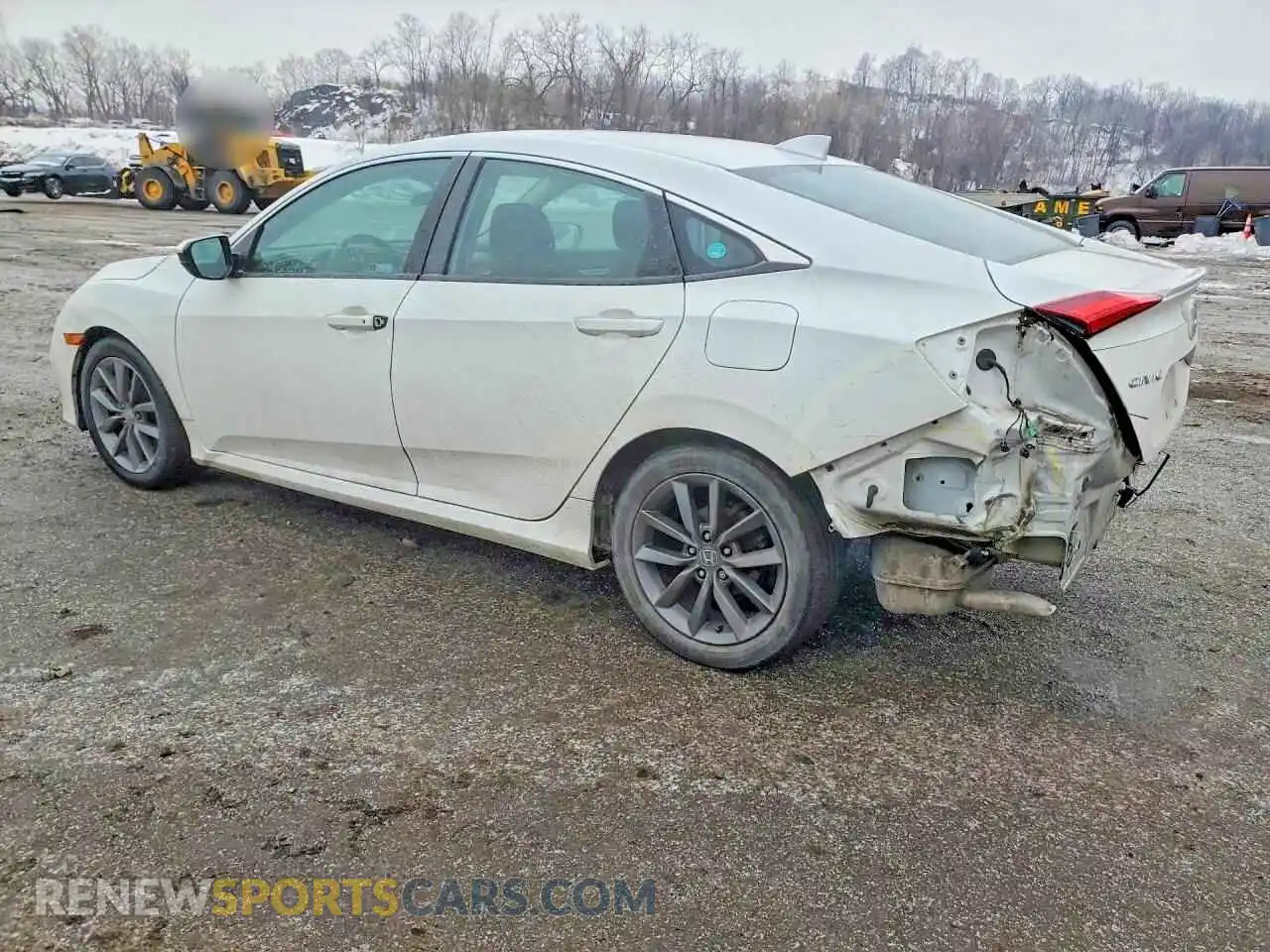 2 fotografías del automóvil dañado 2HGFC1F39MH703835 HONDA CIVIC 2021