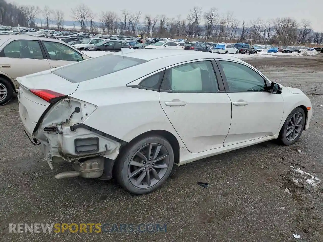 3 fotografías del automóvil dañado 2HGFC1F39MH703835 HONDA CIVIC 2021
