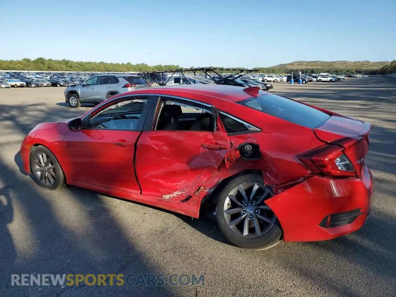 2 Photograph of a damaged car 2HGFC1F3XMH701124 HONDA CIVIC 2021
