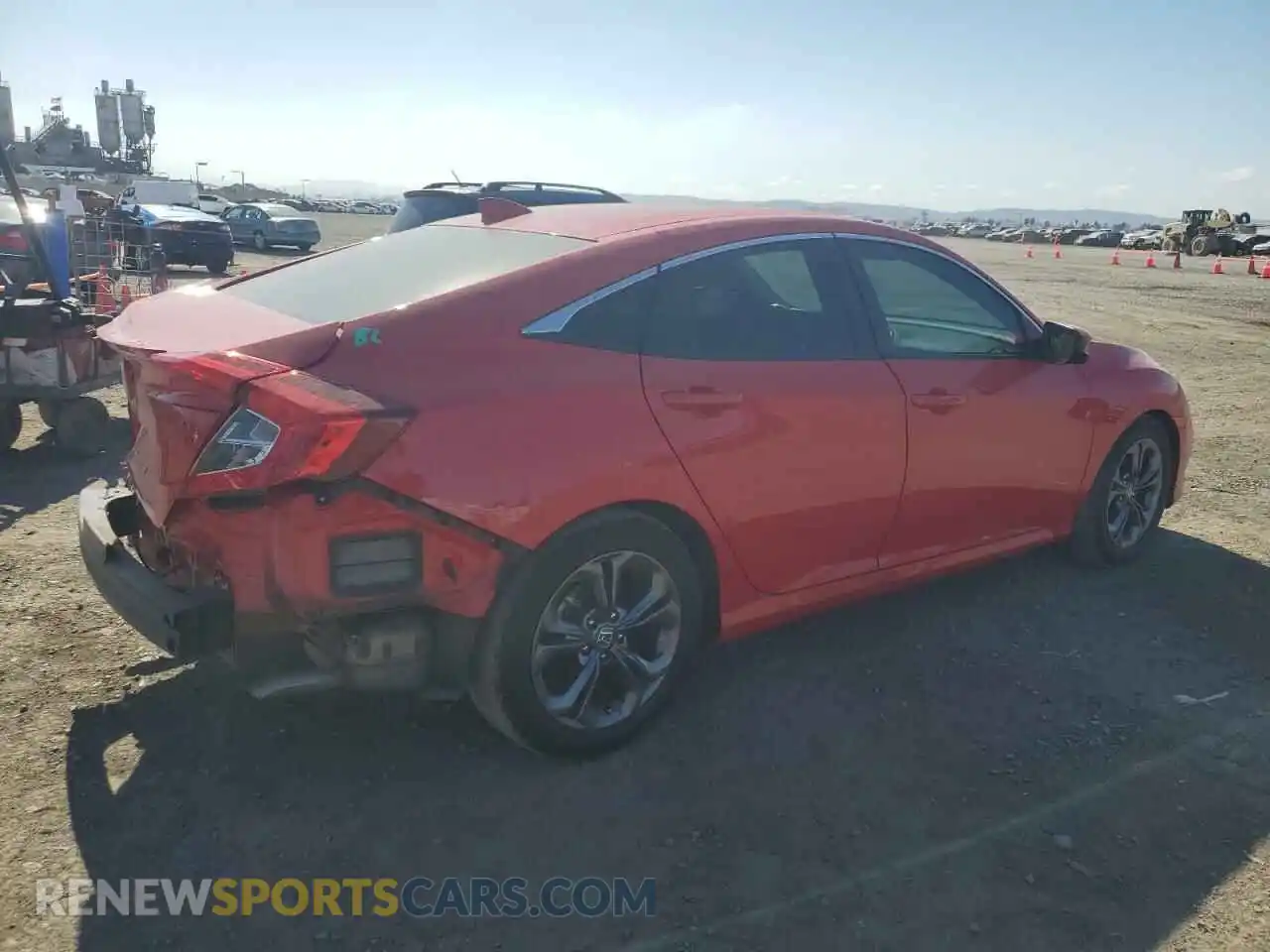 3 Photograph of a damaged car 2HGFC1F3XMH704606 HONDA CIVIC 2021