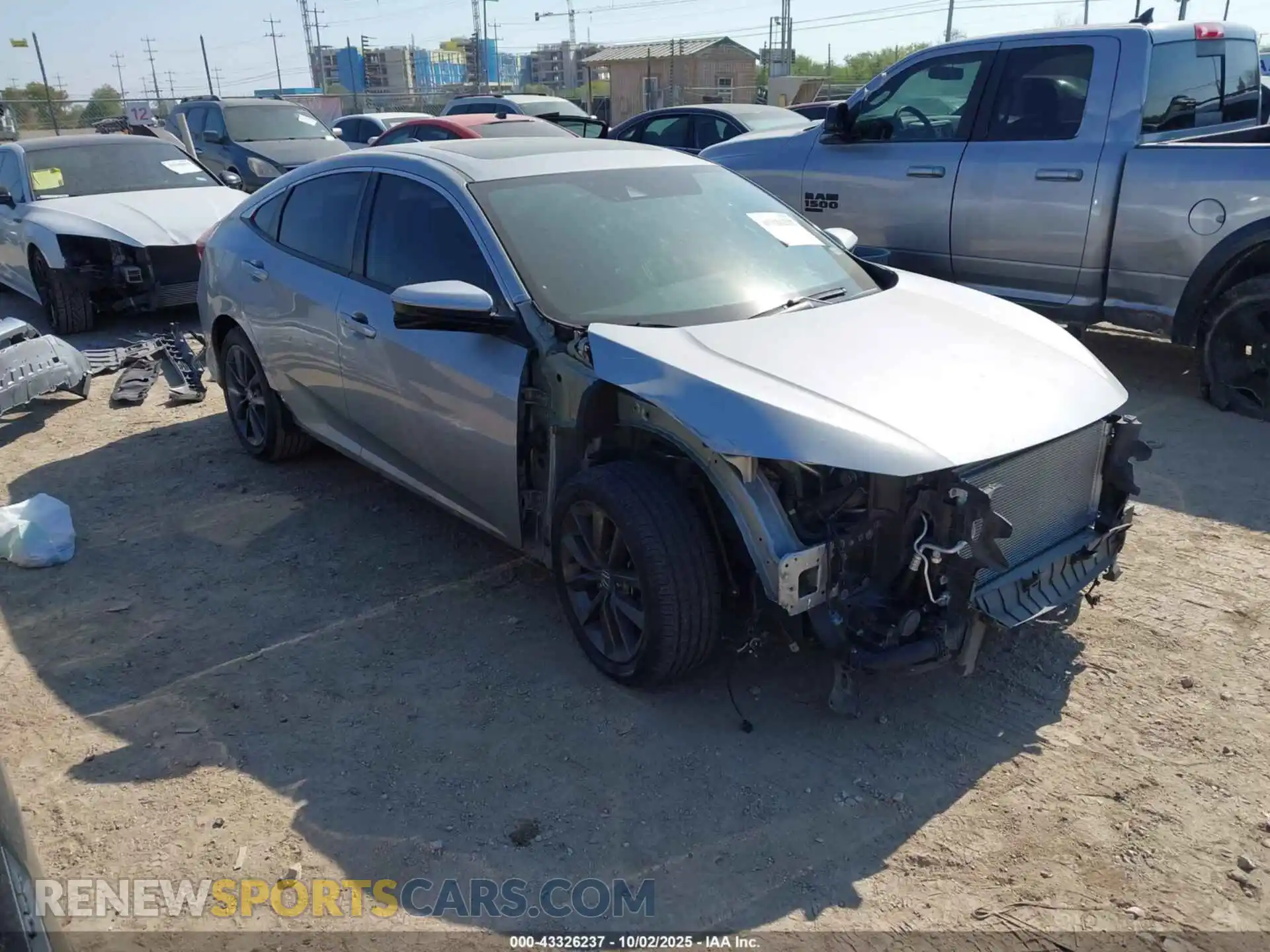 1 fotografías del automóvil dañado 2HGFC1F3XMH705156 HONDA CIVIC 2021