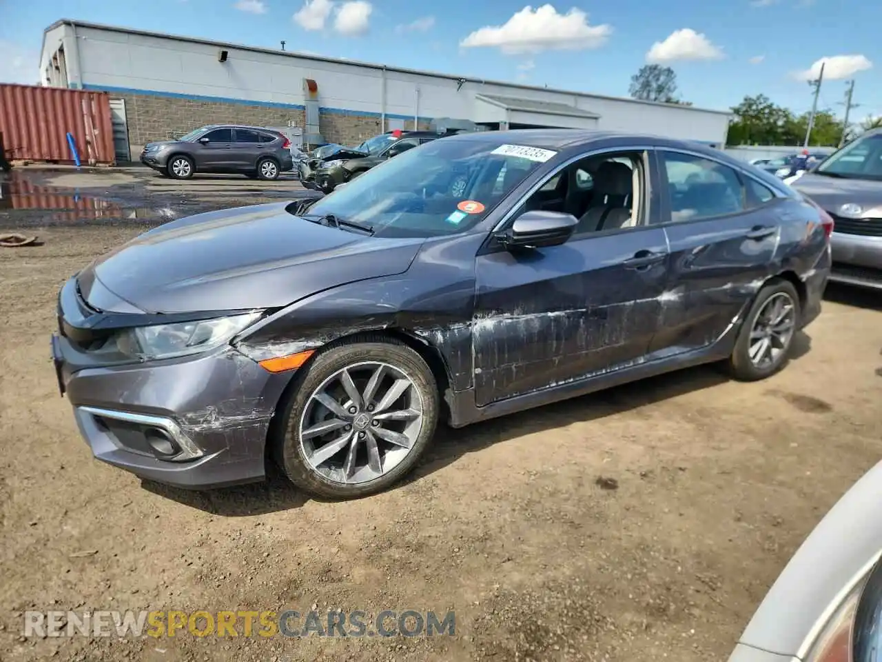 1 Photograph of a damaged car 2HGFC1F72MH700925 HONDA CIVIC 2021