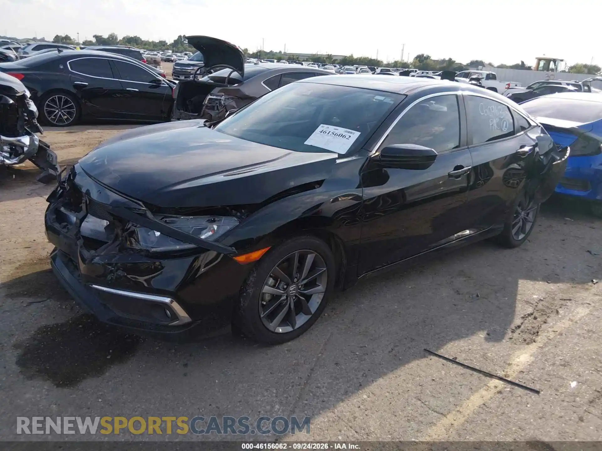 2 Photograph of a damaged car 2HGFC1F74MH706242 HONDA CIVIC 2021