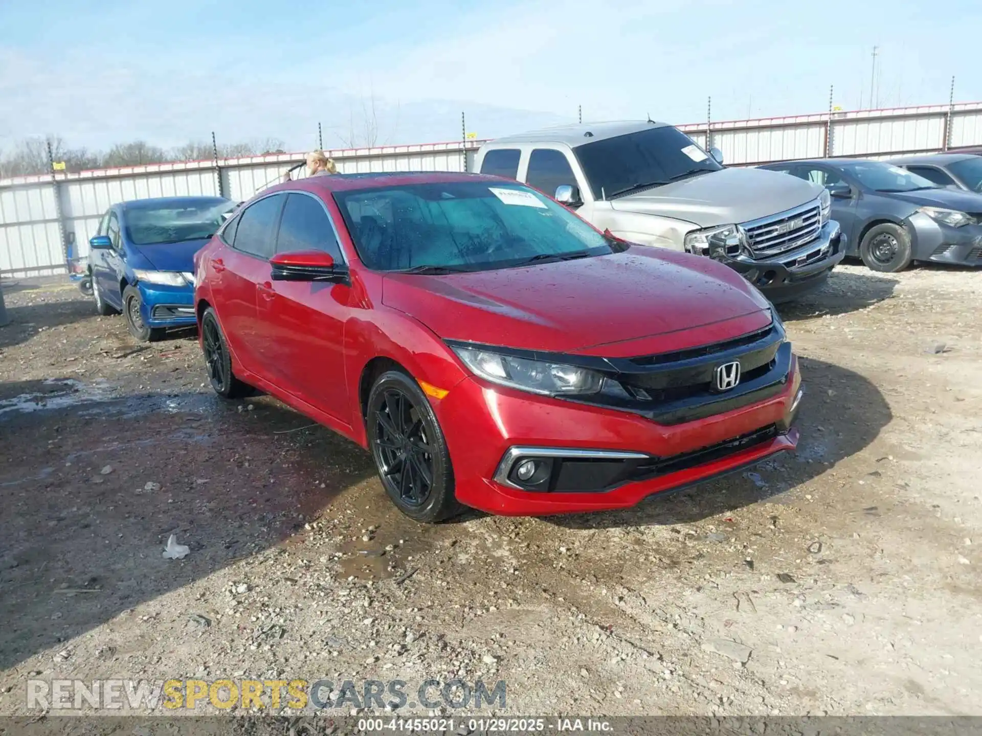 1 Photograph of a damaged car 2HGFC1F76MH701303 HONDA CIVIC 2021