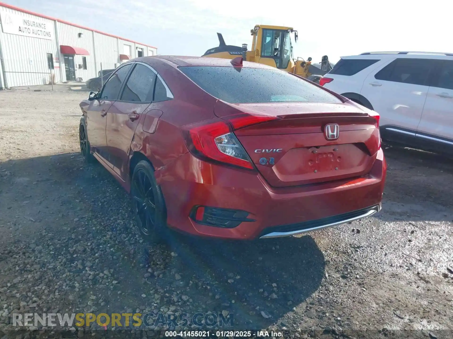 3 Photograph of a damaged car 2HGFC1F76MH701303 HONDA CIVIC 2021