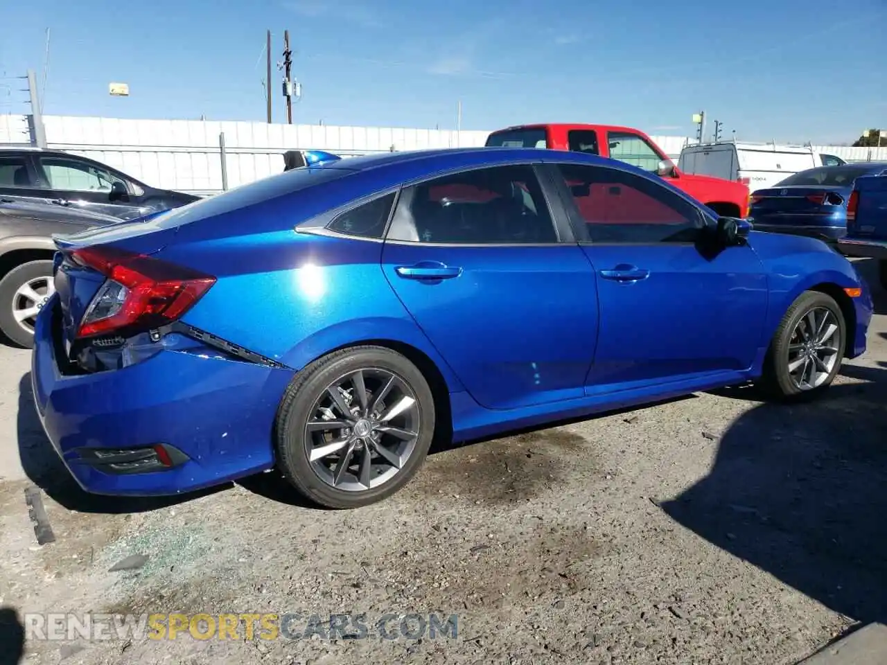 3 Photograph of a damaged car 2HGFC1F76MH706260 HONDA CIVIC 2021