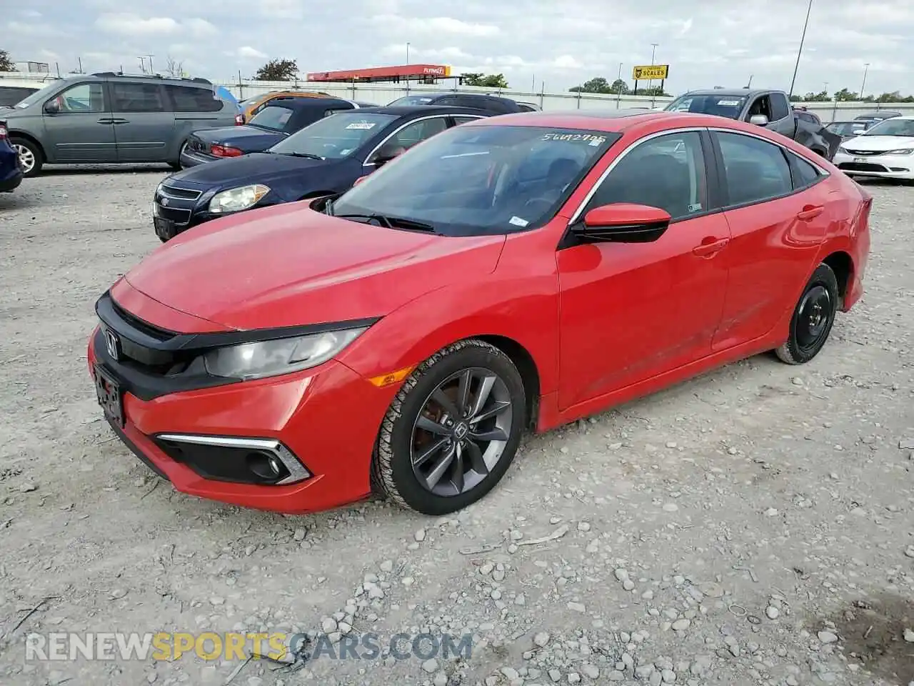 1 Photograph of a damaged car 2HGFC1F77MH701410 HONDA CIVIC 2021