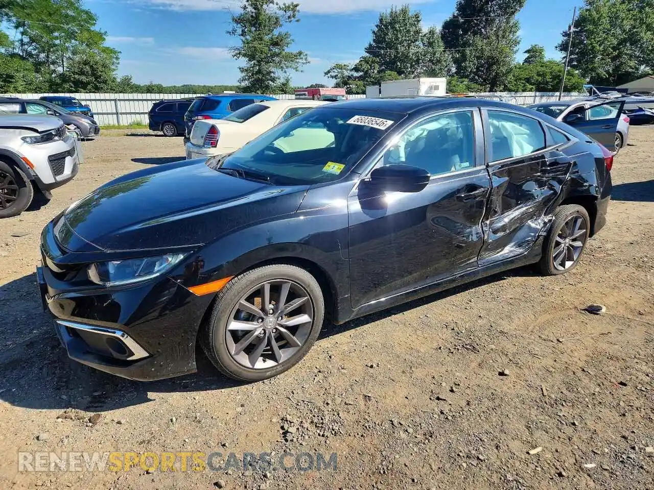 1 fotografías del automóvil dañado 2HGFC1F78MH701044 HONDA CIVIC 2021
