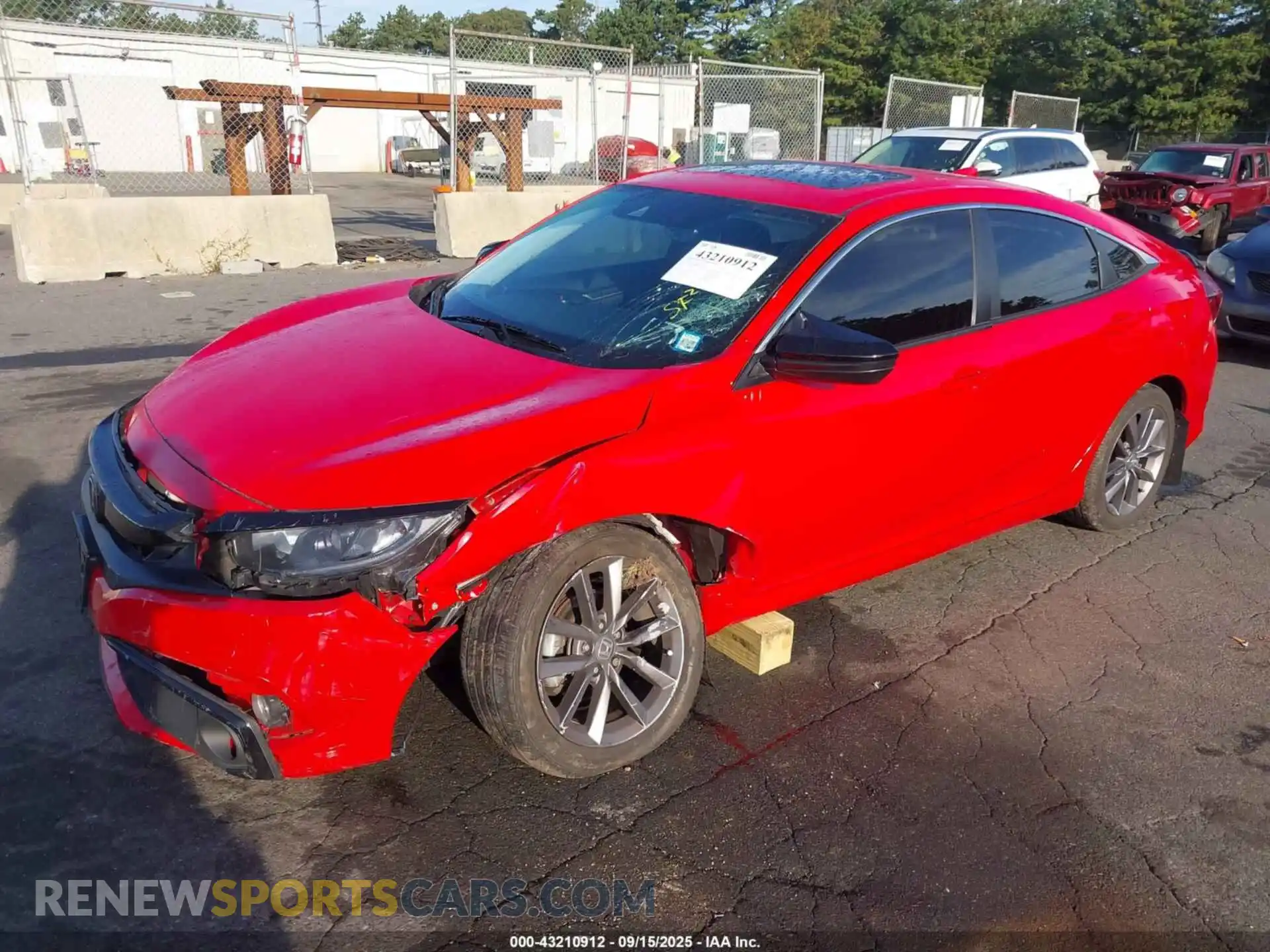 2 Photograph of a damaged car 2HGFC1F7XMH702793 HONDA CIVIC 2021