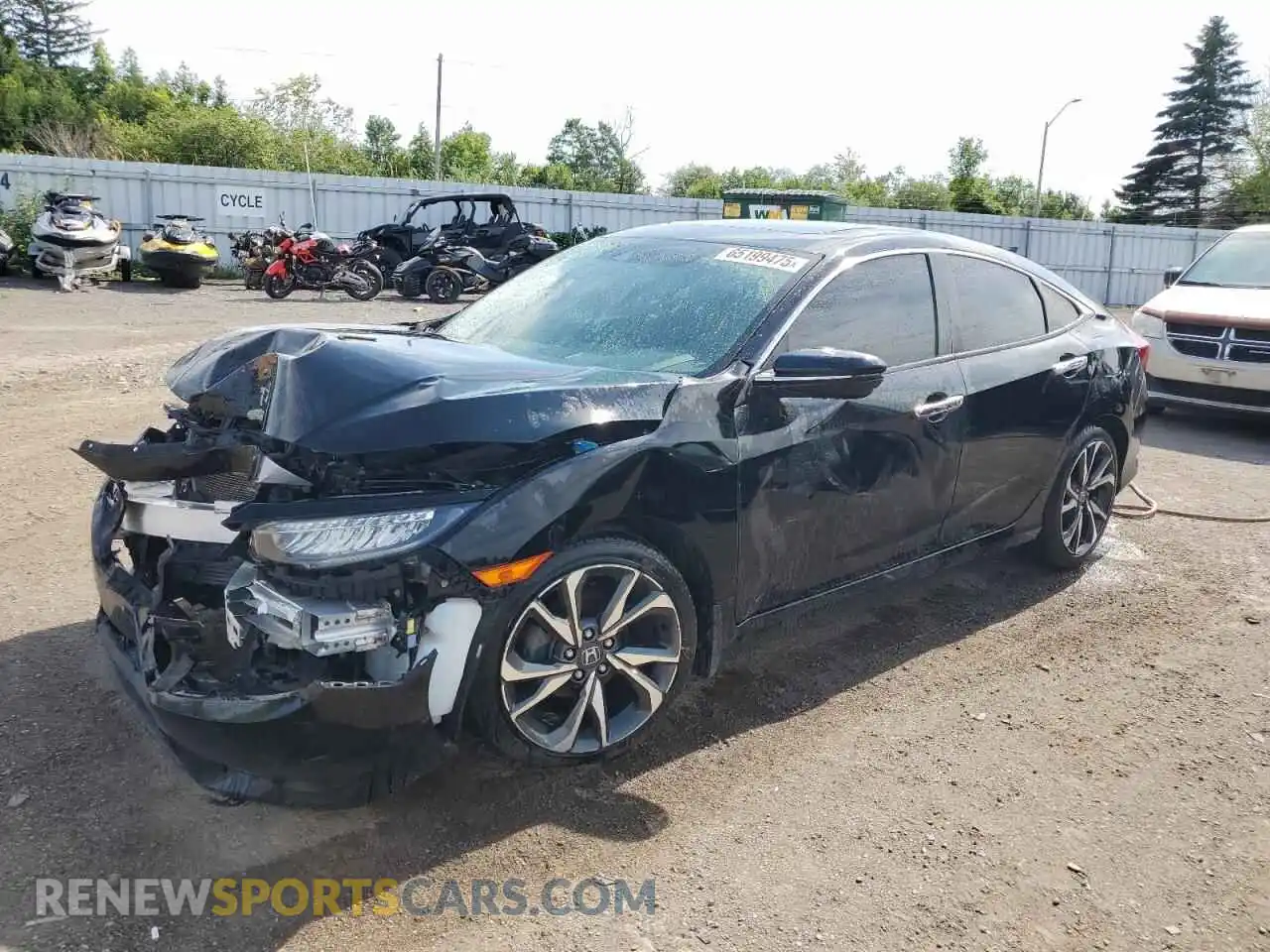 1 fotografías del automóvil dañado 2HGFC1F9XMH101157 HONDA CIVIC 2021