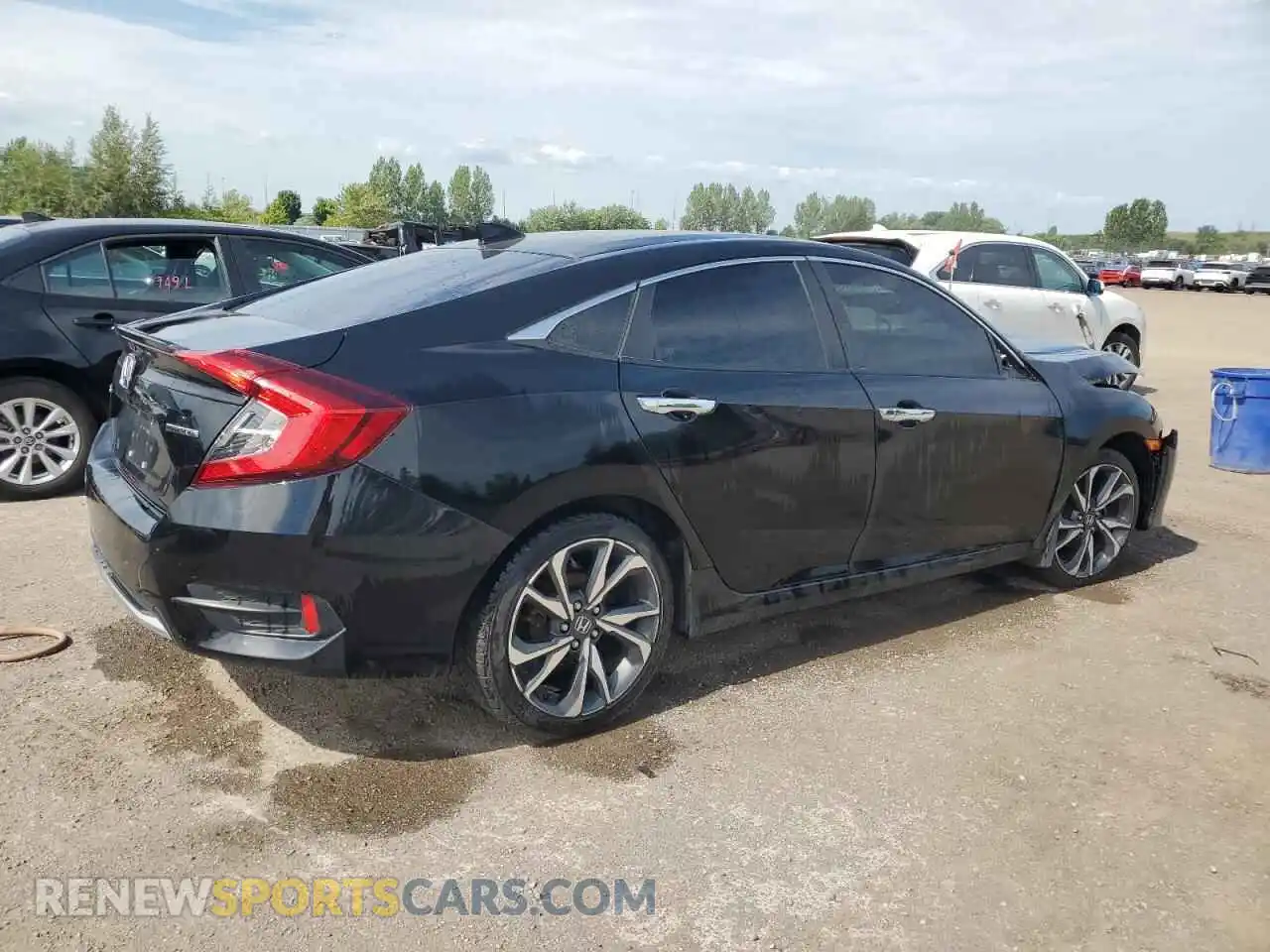 3 fotografías del automóvil dañado 2HGFC1F9XMH101157 HONDA CIVIC 2021