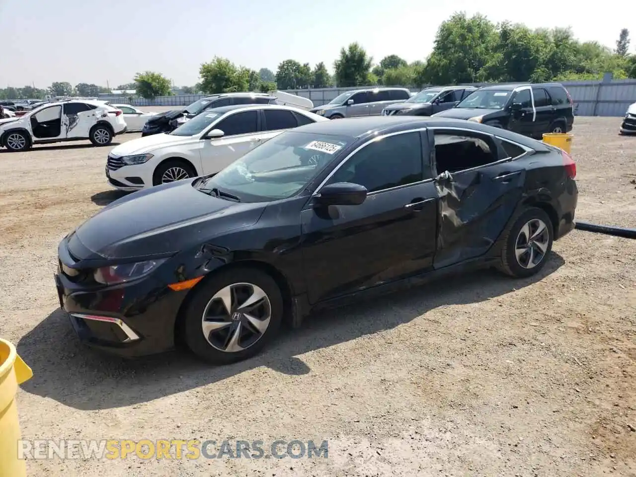 1 Photograph of a damaged car 2HGFC2F51MH012340 HONDA CIVIC 2021