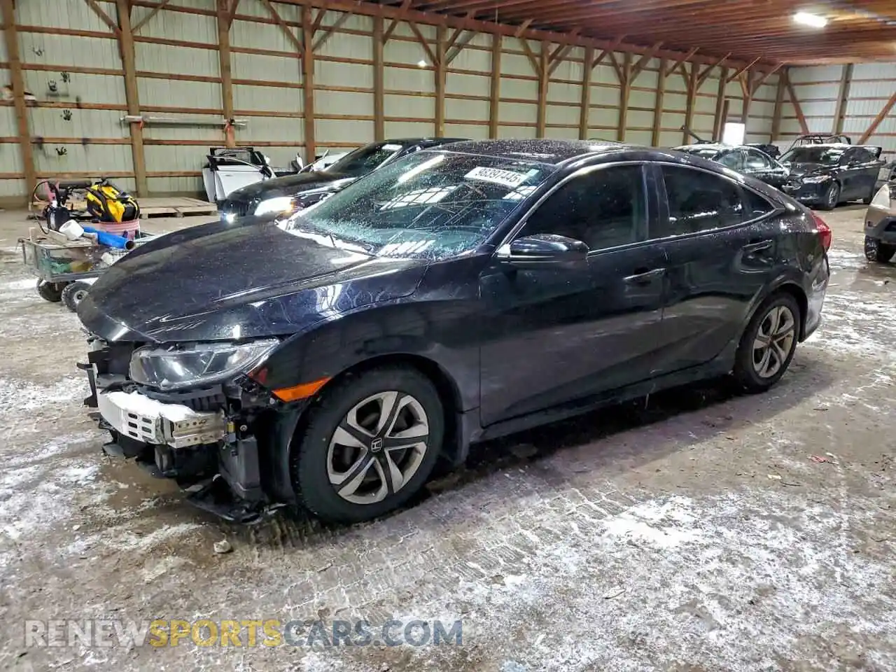 1 Photograph of a damaged car 2HGFC2F53MH009178 HONDA CIVIC 2021