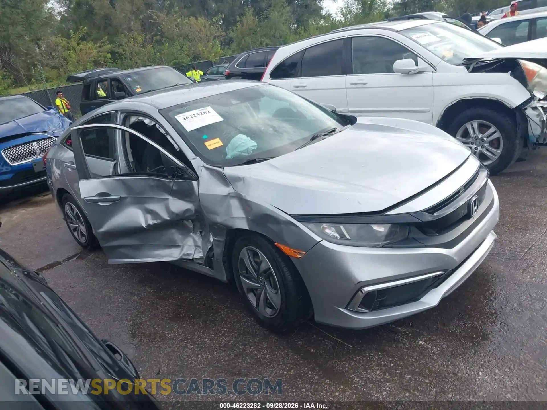 1 Photograph of a damaged car 2HGFC2F60MH500400 HONDA CIVIC 2021
