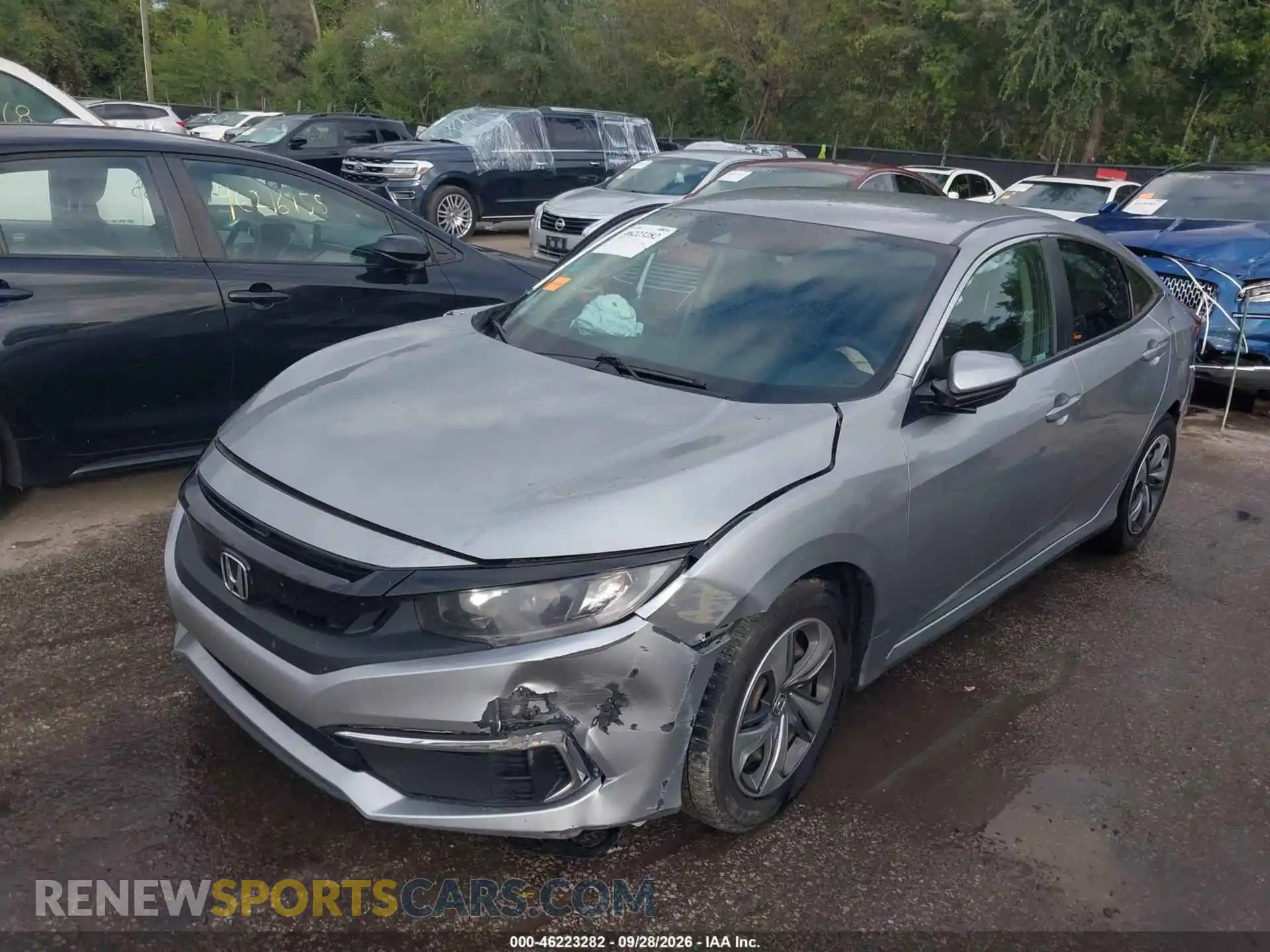 2 Photograph of a damaged car 2HGFC2F60MH500400 HONDA CIVIC 2021