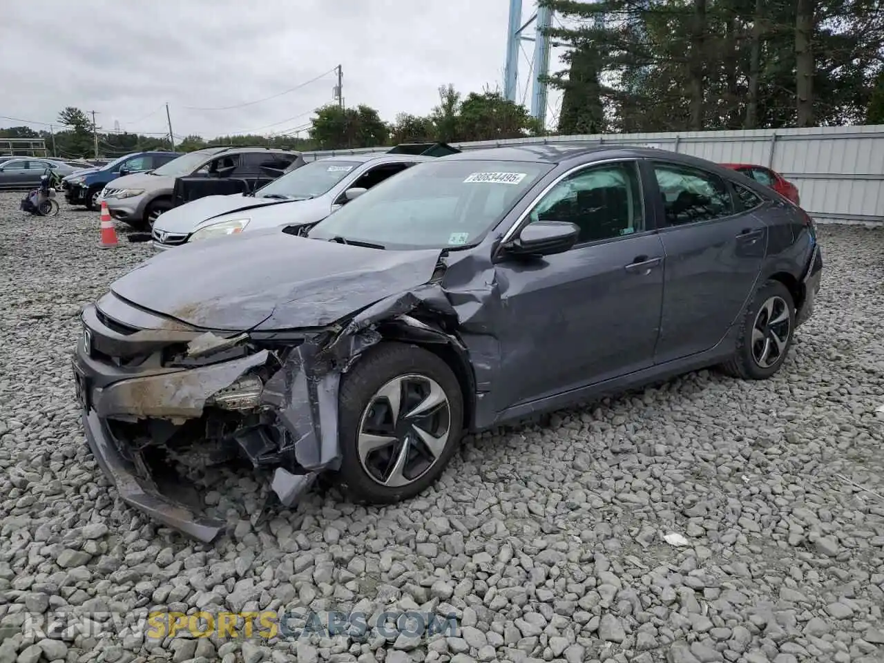 1 Photograph of a damaged car 2HGFC2F60MH513535 HONDA CIVIC 2021