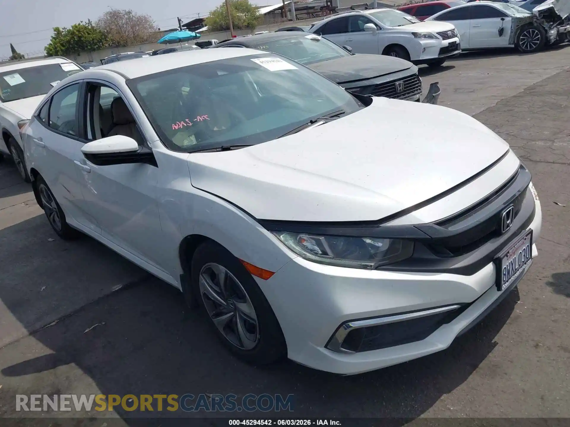 1 Photograph of a damaged car 2HGFC2F60MH525099 HONDA CIVIC 2021