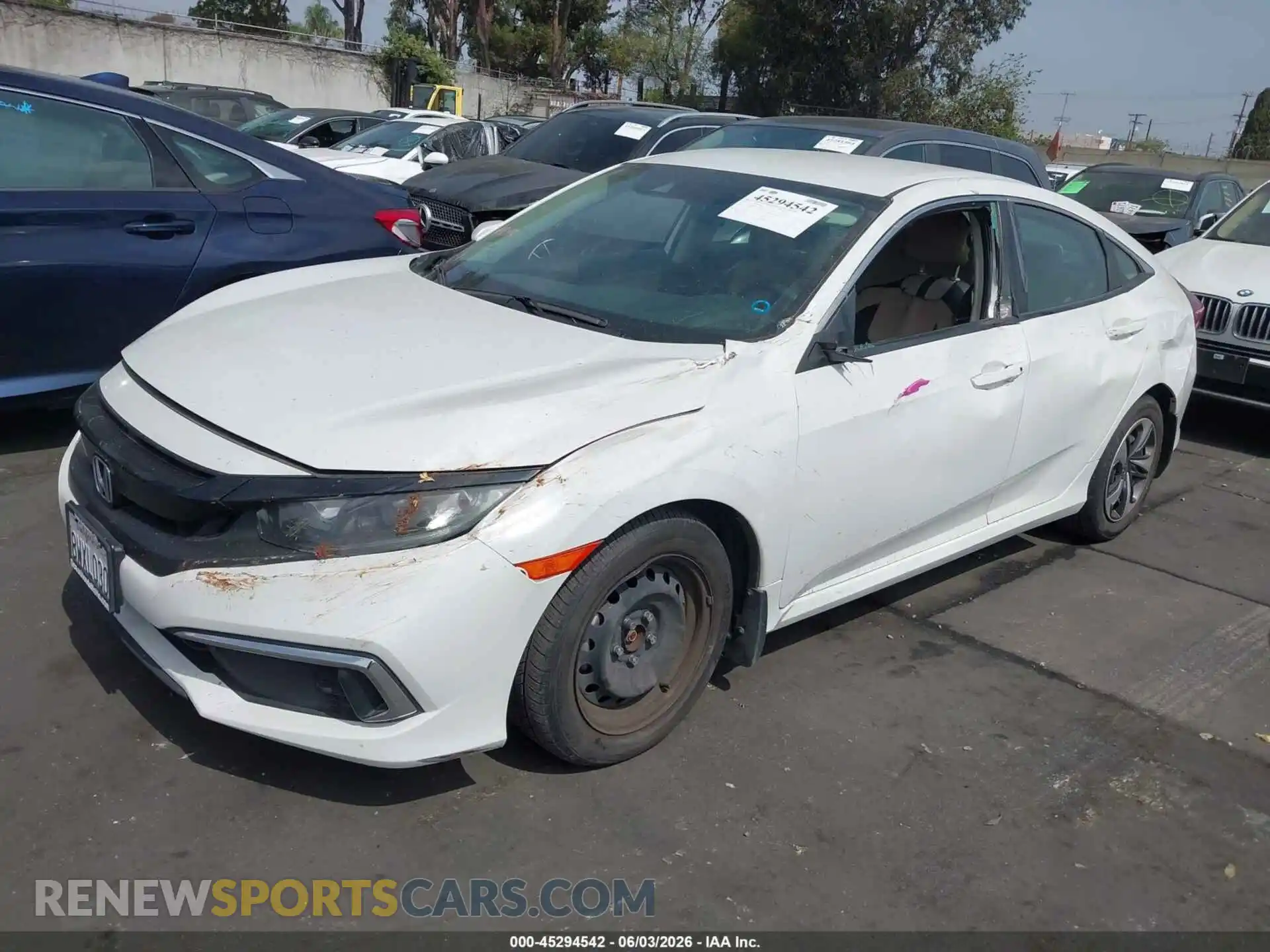 2 Photograph of a damaged car 2HGFC2F60MH525099 HONDA CIVIC 2021