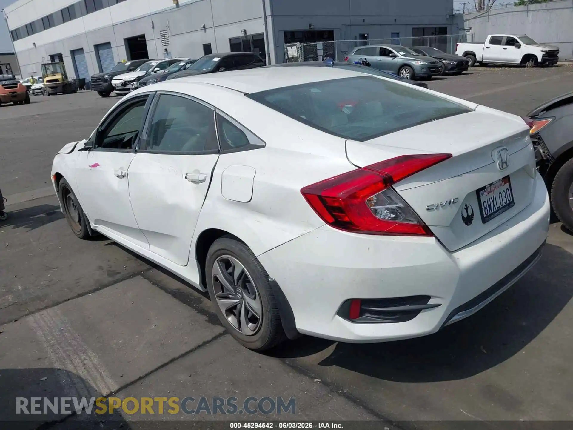 3 Photograph of a damaged car 2HGFC2F60MH525099 HONDA CIVIC 2021
