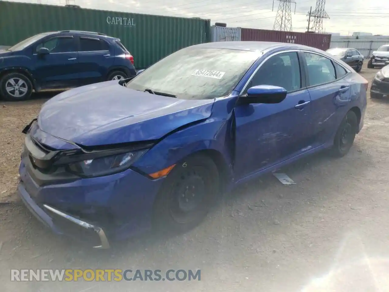 1 Photograph of a damaged car 2HGFC2F60MH546146 HONDA CIVIC 2021