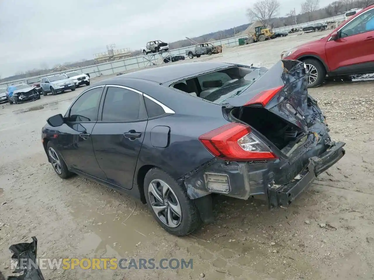 2 Photograph of a damaged car 2HGFC2F61MH501958 HONDA CIVIC 2021