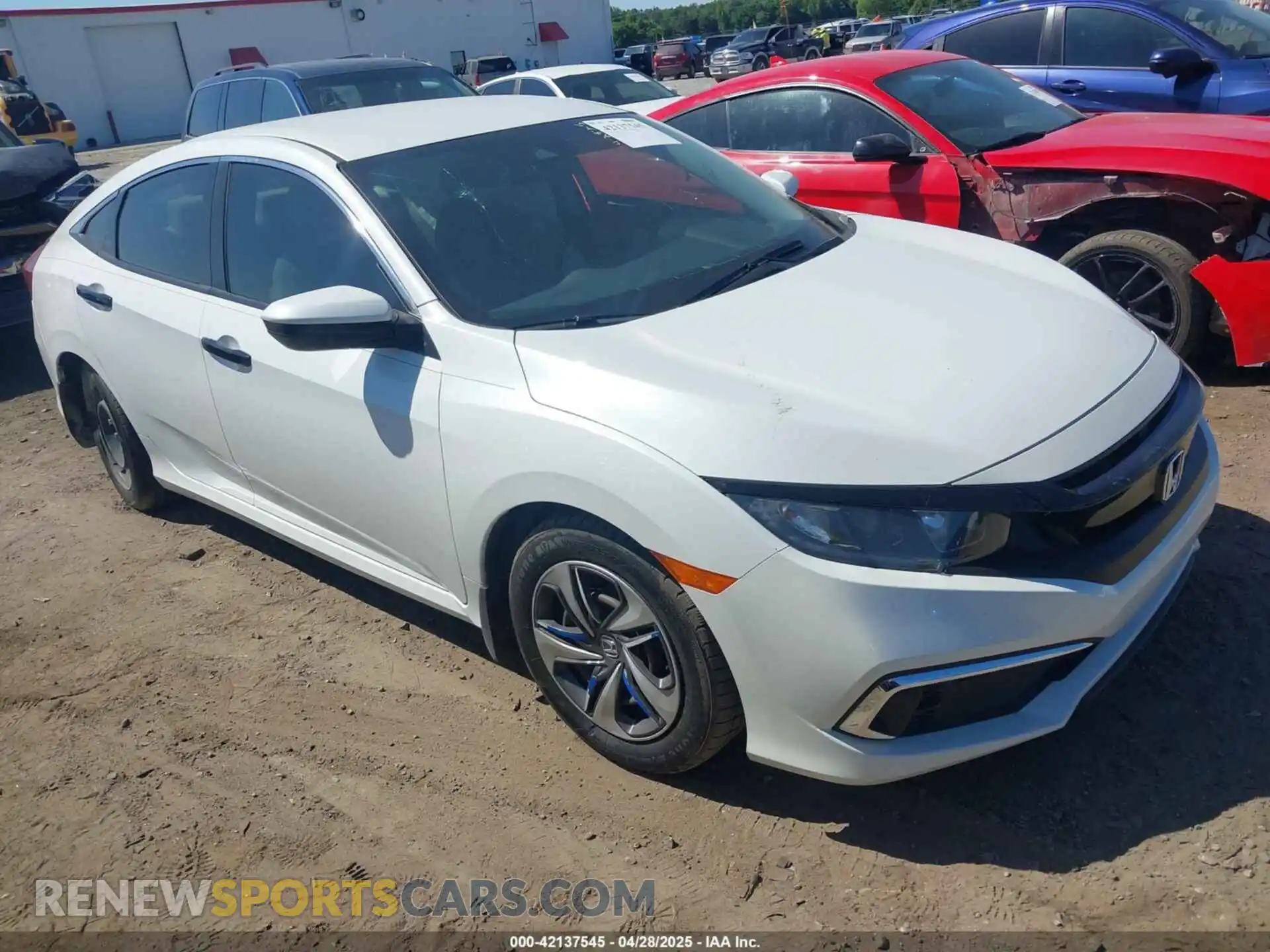 1 Photograph of a damaged car 2HGFC2F61MH505475 HONDA CIVIC 2021