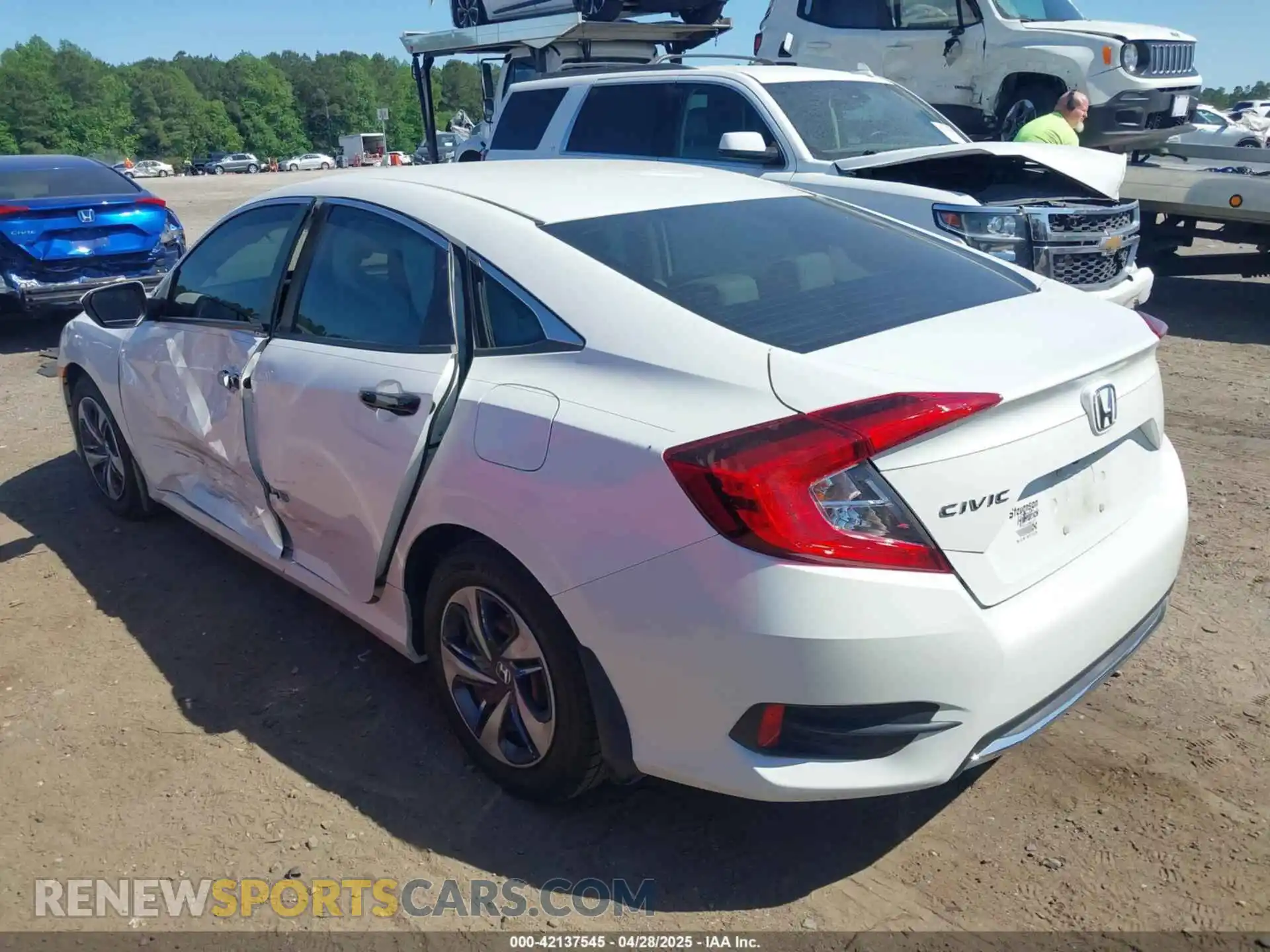 3 Photograph of a damaged car 2HGFC2F61MH505475 HONDA CIVIC 2021