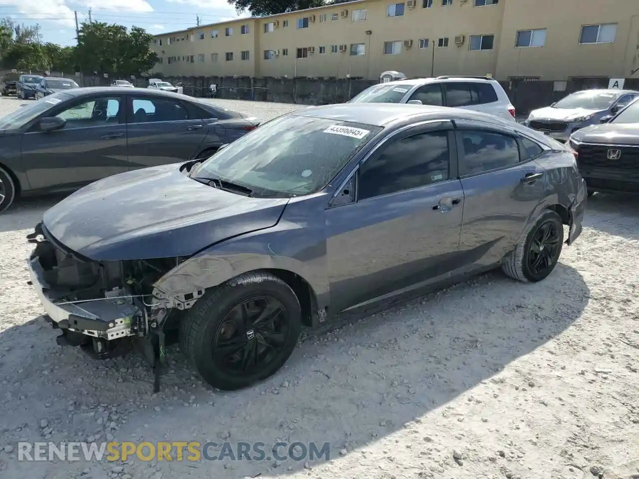 1 Photograph of a damaged car 2HGFC2F61MH525869 HONDA CIVIC 2021