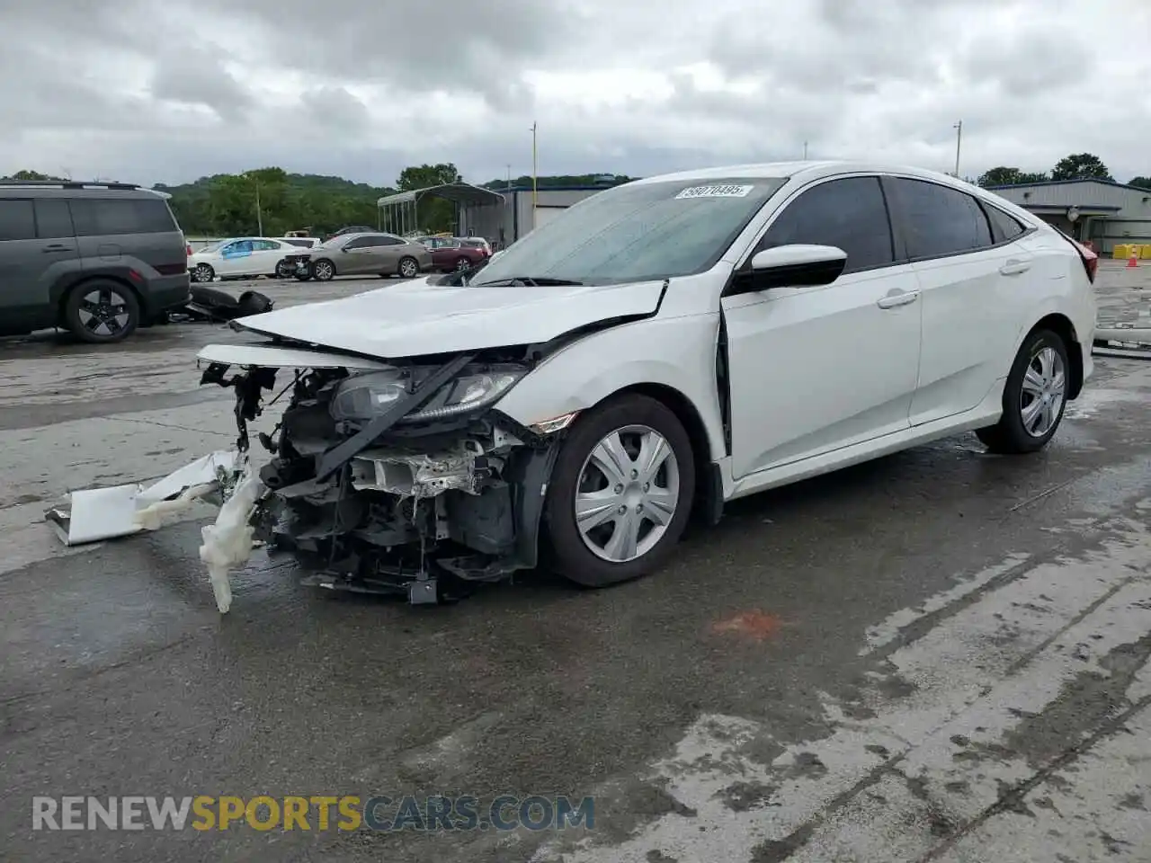1 Photograph of a damaged car 2HGFC2F61MH527072 HONDA CIVIC 2021