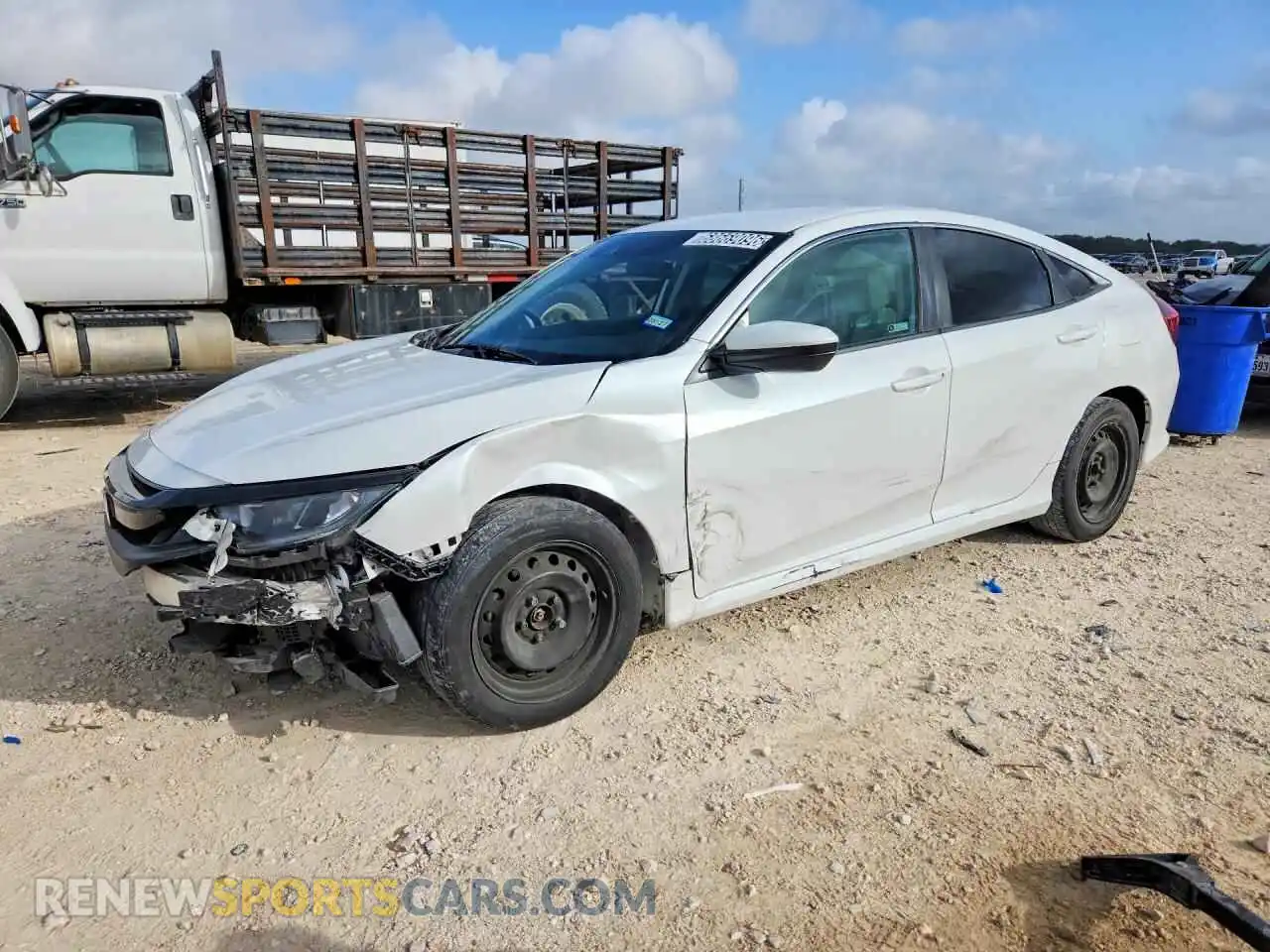 1 Photograph of a damaged car 2HGFC2F61MH537407 HONDA CIVIC 2021