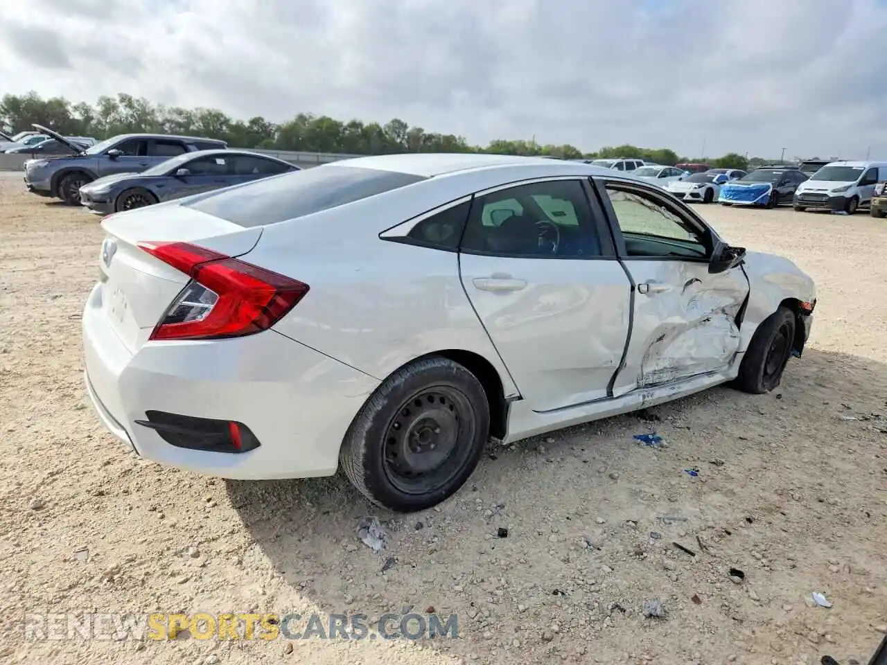 3 Photograph of a damaged car 2HGFC2F61MH537407 HONDA CIVIC 2021