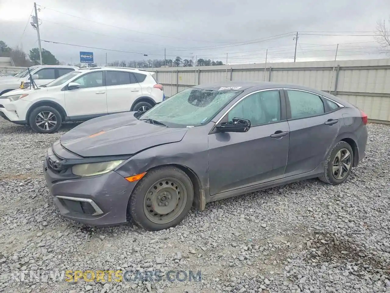 1 Photograph of a damaged car 2HGFC2F61MH546365 HONDA CIVIC 2021