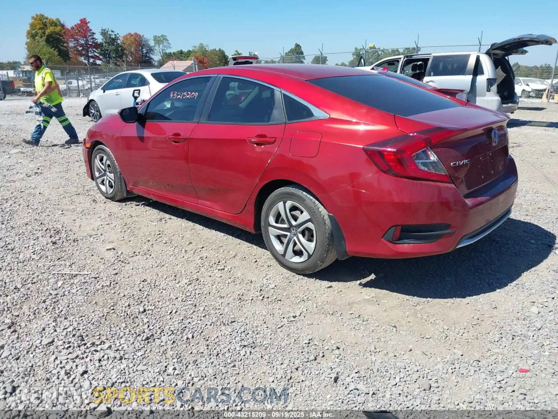 3 Photograph of a damaged car 2HGFC2F61MH548911 HONDA CIVIC 2021