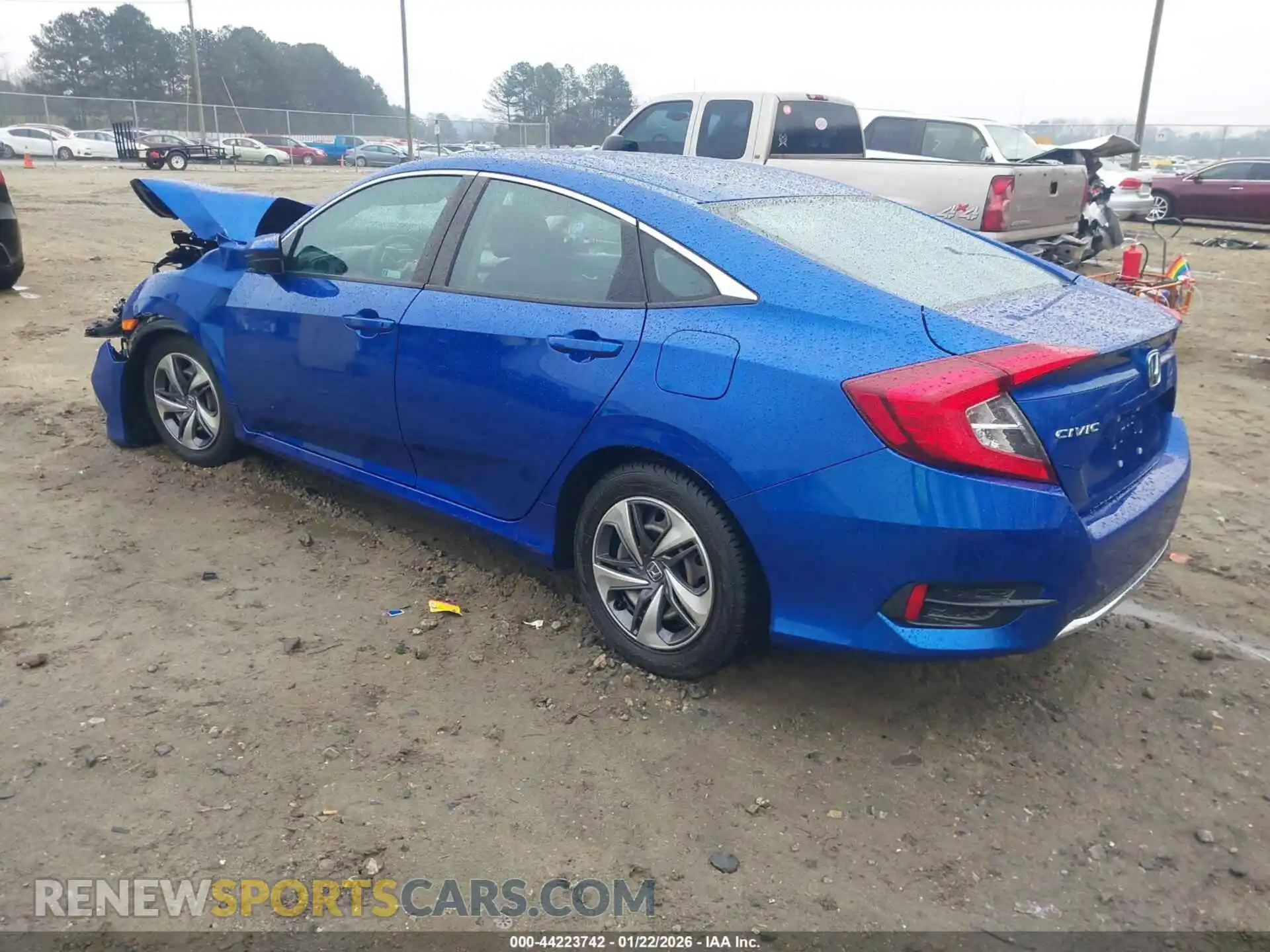 3 fotografías del automóvil dañado 2HGFC2F62MH506344 HONDA CIVIC 2021