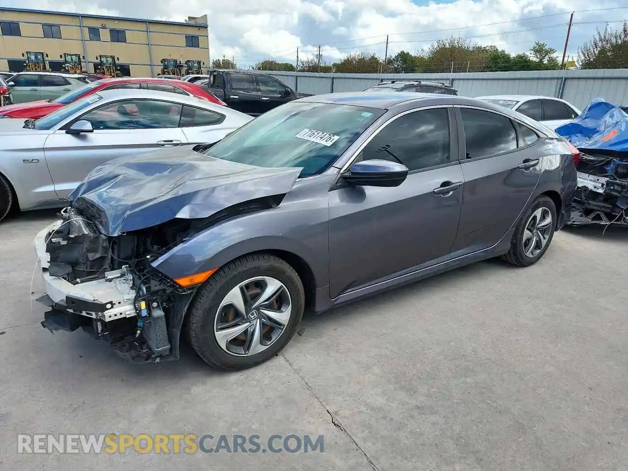 1 Photograph of a damaged car 2HGFC2F62MH507820 HONDA CIVIC 2021