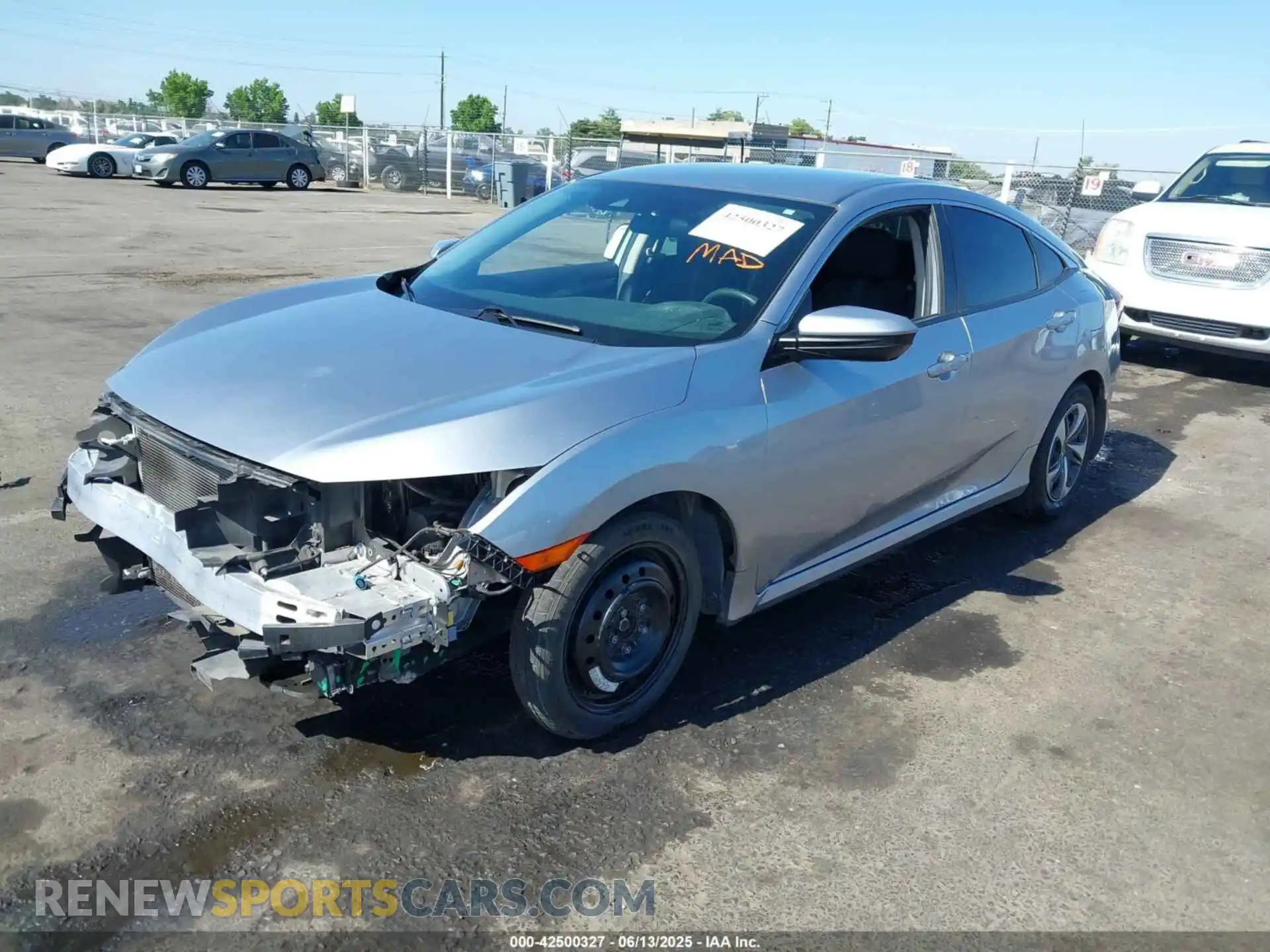 2 Photograph of a damaged car 2HGFC2F62MH529171 HONDA CIVIC 2021