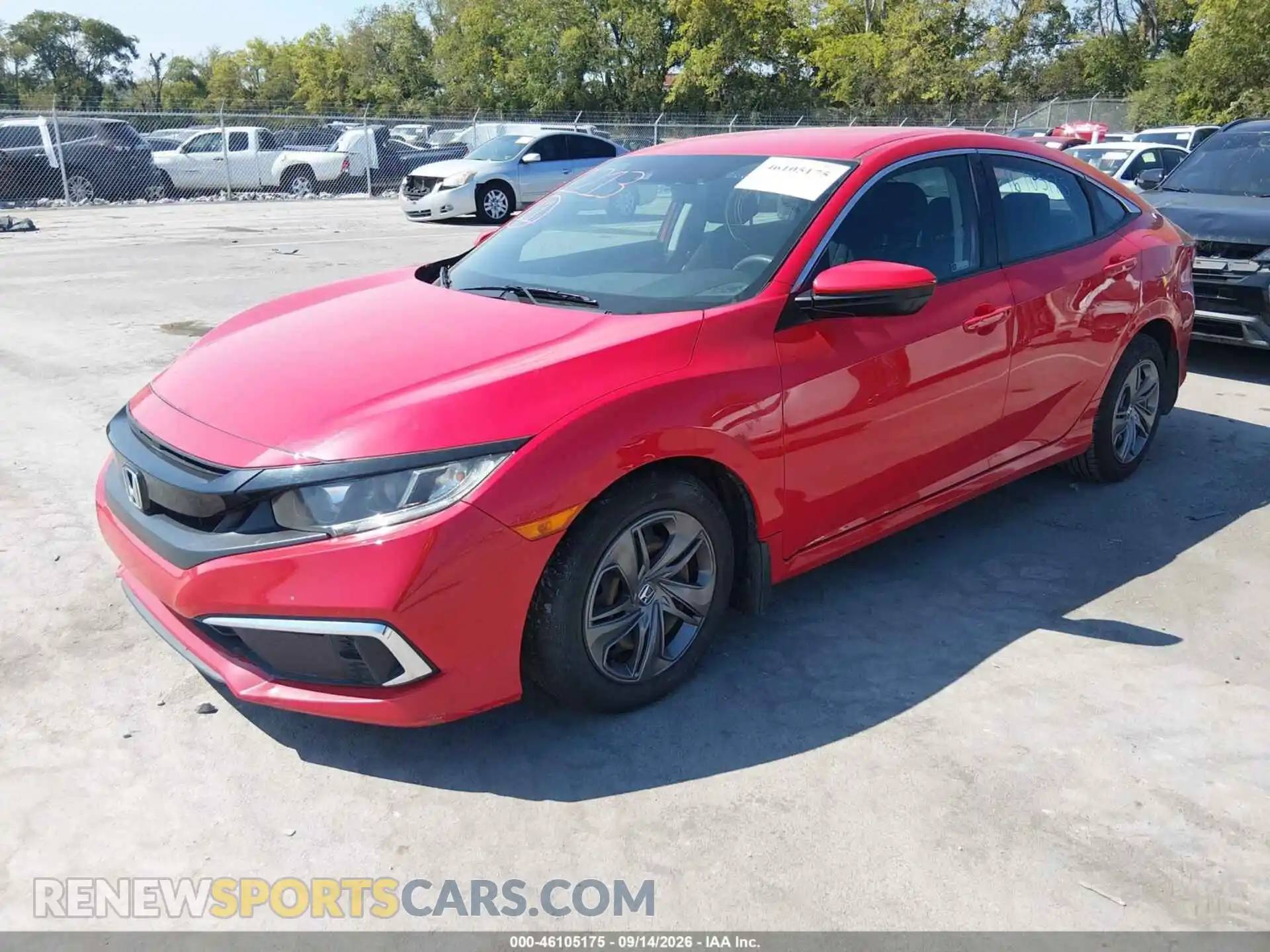 2 fotografías del automóvil dañado 2HGFC2F62MH542213 HONDA CIVIC 2021