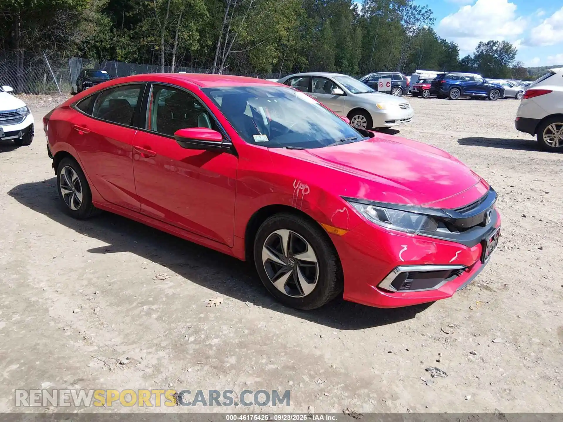 1 Photograph of a damaged car 2HGFC2F62MH542230 HONDA CIVIC 2021