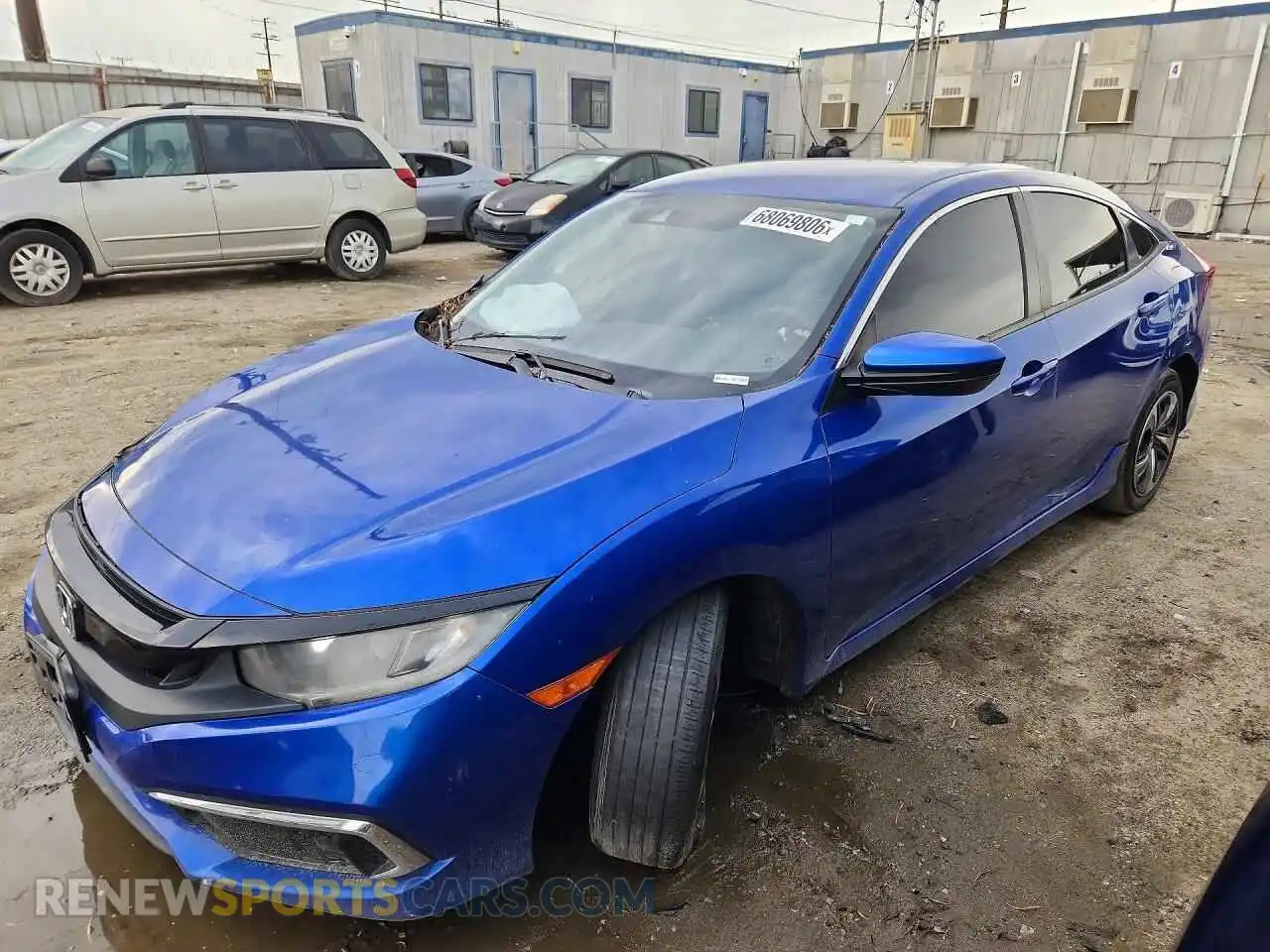 1 Photograph of a damaged car 2HGFC2F62MH554166 HONDA CIVIC 2021