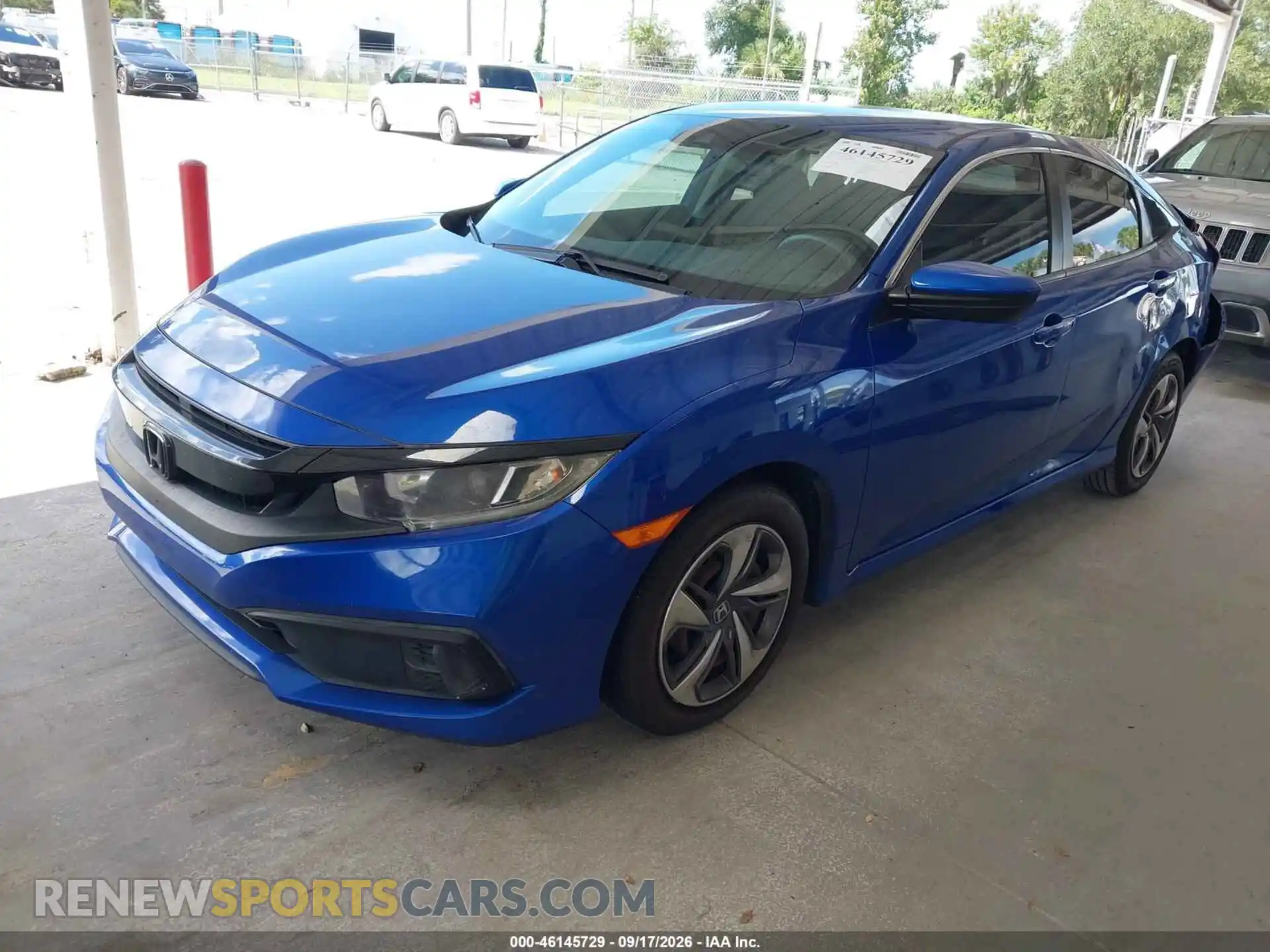 2 fotografías del automóvil dañado 2HGFC2F62MH559013 HONDA CIVIC 2021