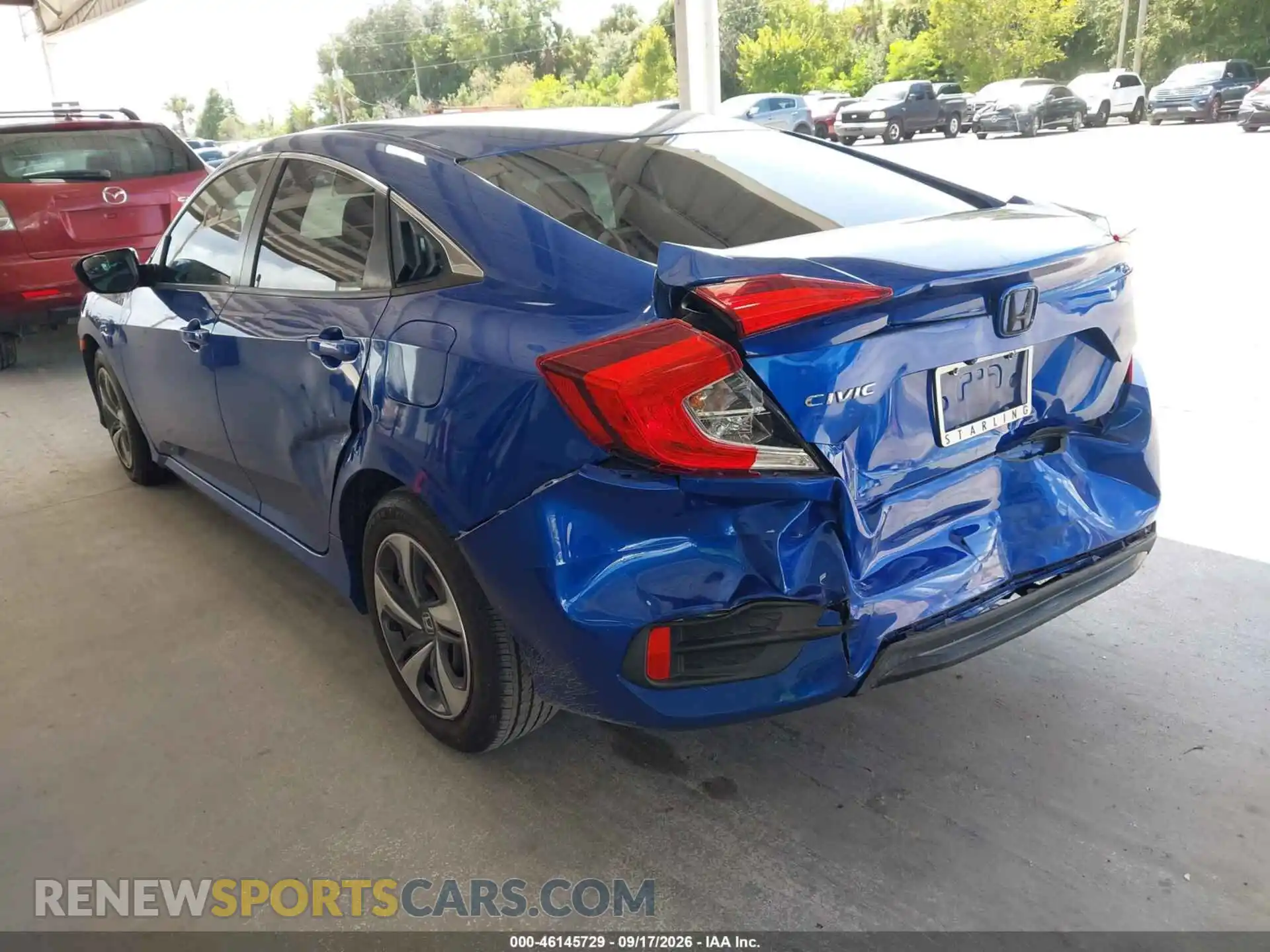 3 fotografías del automóvil dañado 2HGFC2F62MH559013 HONDA CIVIC 2021