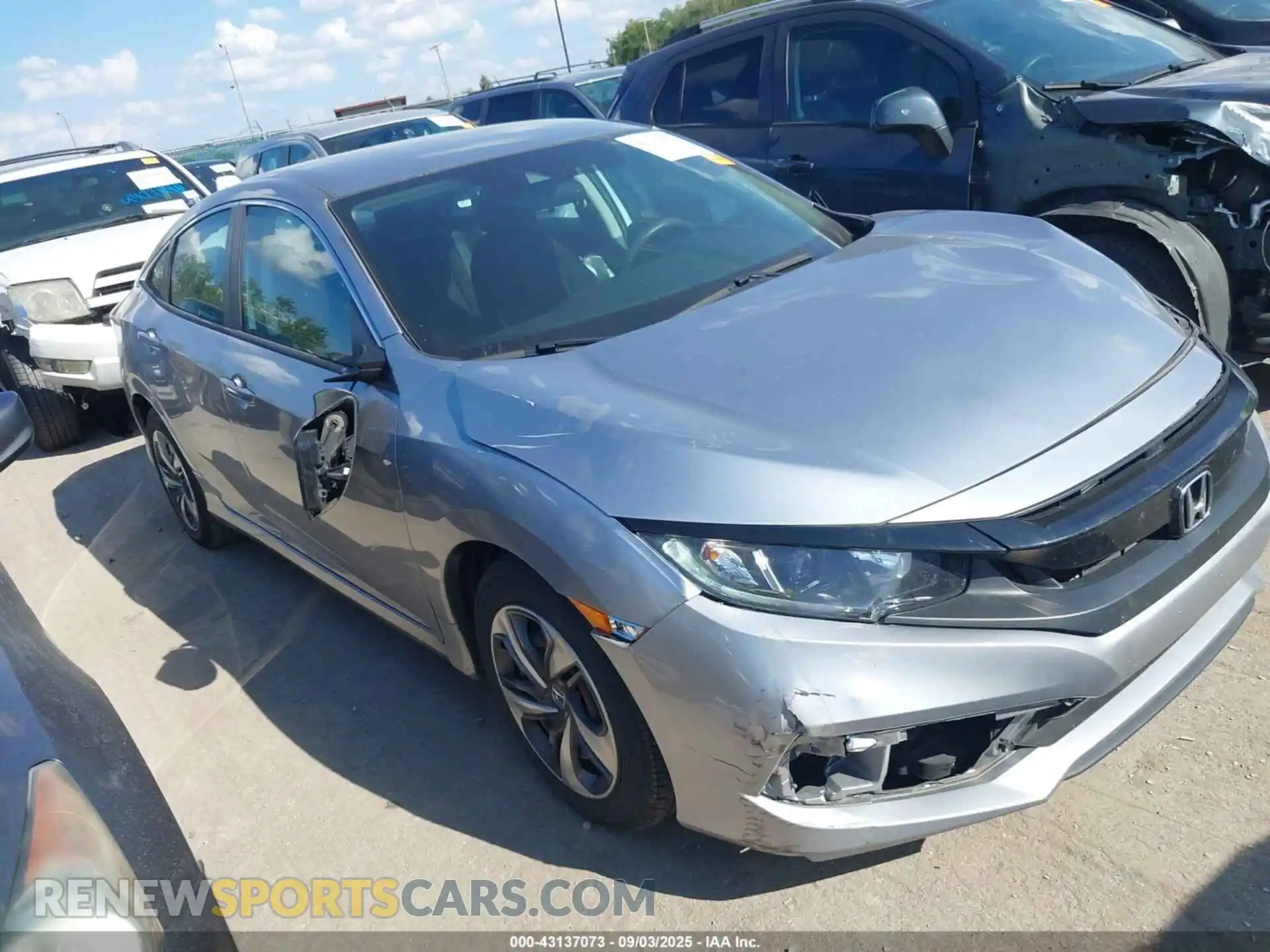 1 Photograph of a damaged car 2HGFC2F63MH507132 HONDA CIVIC 2021