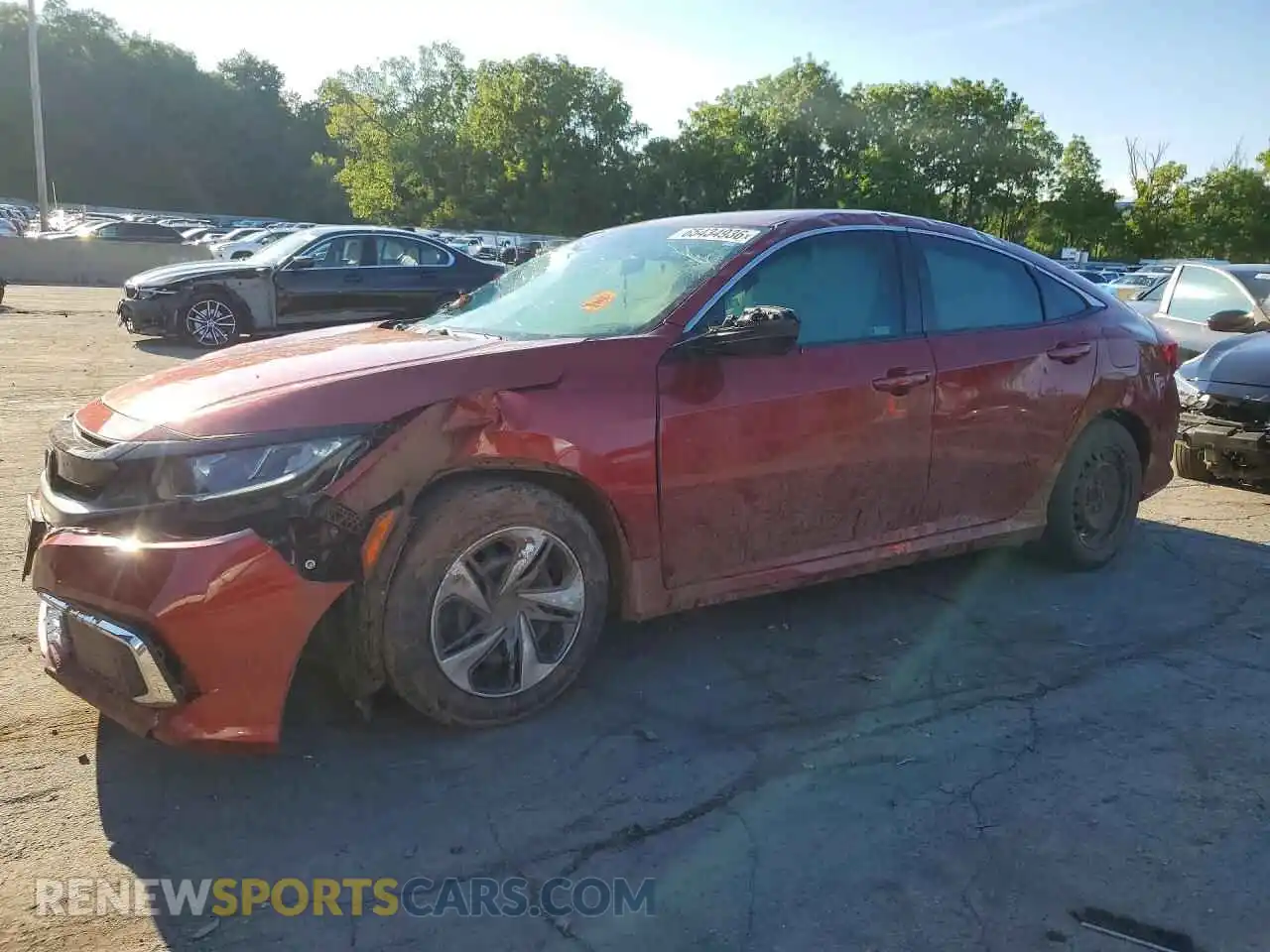 1 fotografías del automóvil dañado 2HGFC2F63MH513240 HONDA CIVIC 2021