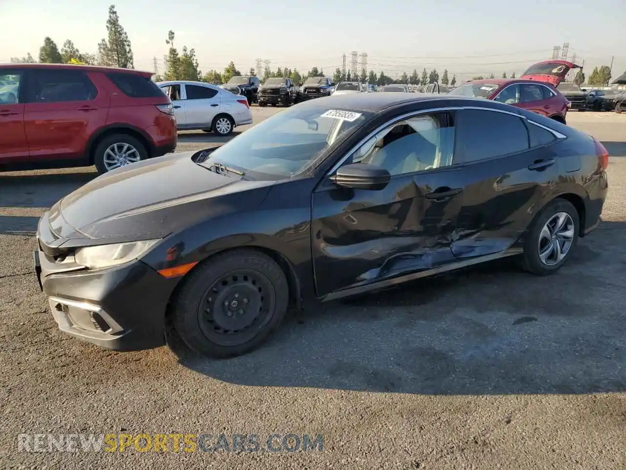 1 Photograph of a damaged car 2HGFC2F63MH527414 HONDA CIVIC 2021